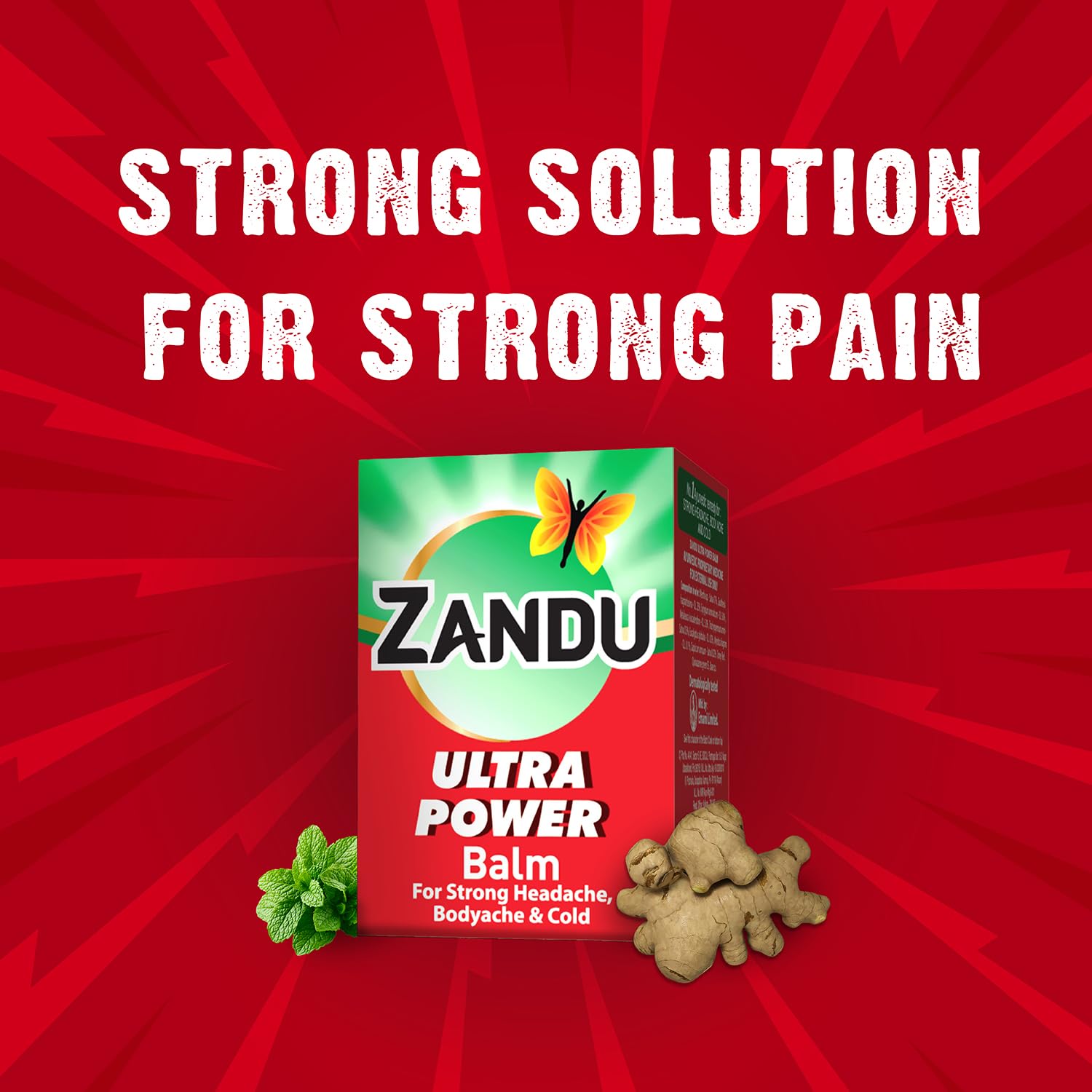 Zandu Ultra Red Balm | Ayurvedic Balm with Menthol, Camphor, Eucalyptus Oil | Relieves from Bodyache, Cold & Muscle Stiffness | Non Greasy & Fast Acting | 0.85 Fl Oz (Pack of 1) Zandu buy supplements canada