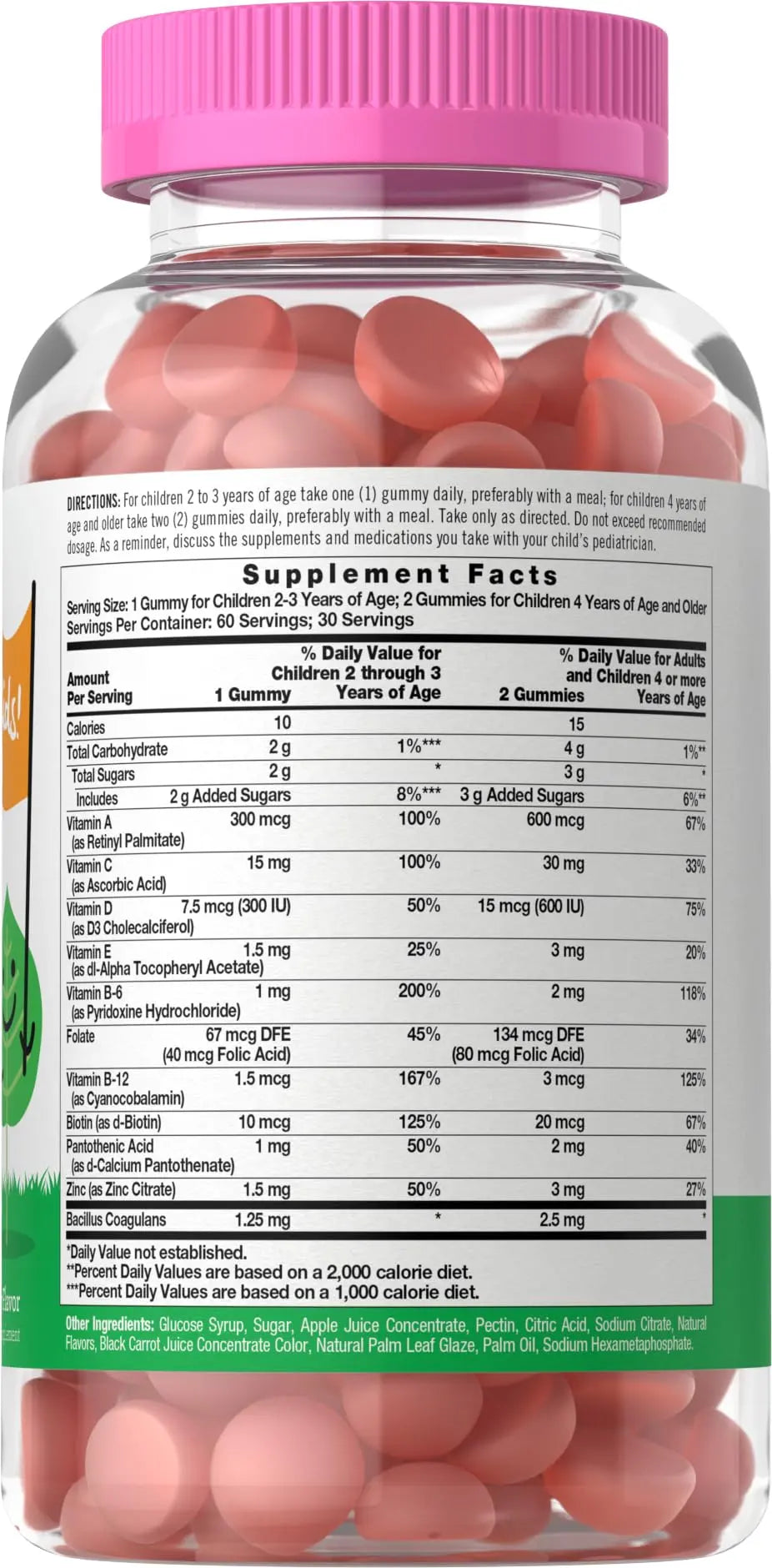 Carlyle Kids Multivitamin Gummies with Probiotics | 60 Chewables | Berry Flavor | Vegetarian, Non-GMO, Gluten Free Children's Supplement | by Lil' Sprouts | Carlyle buy supplements canada