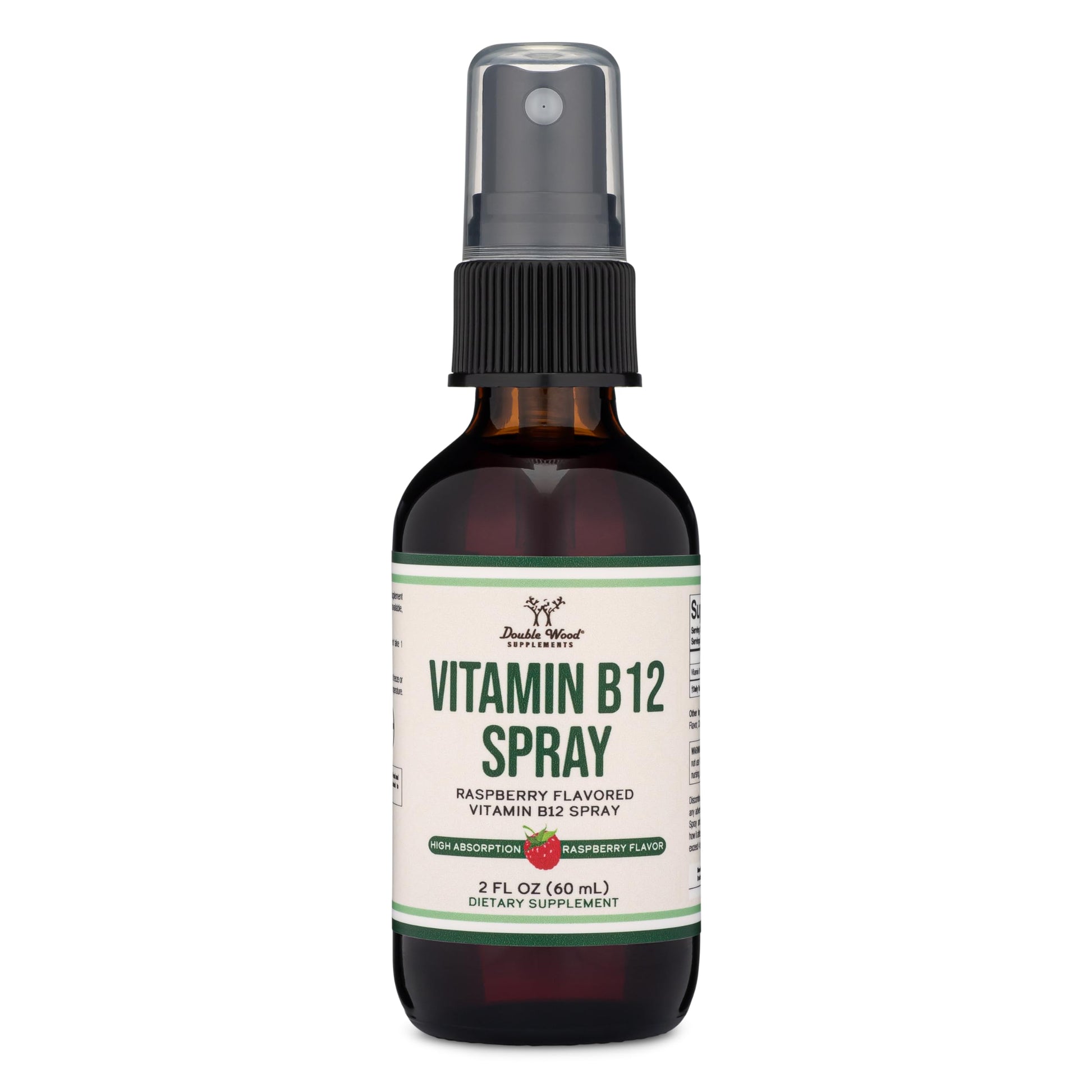 Vitamin B12 Sublingual Spray (2 Spray Dose of Vitamin 12 1000mcg, 3 Spray Serving Size Double Wood Supplements buy supplements canada