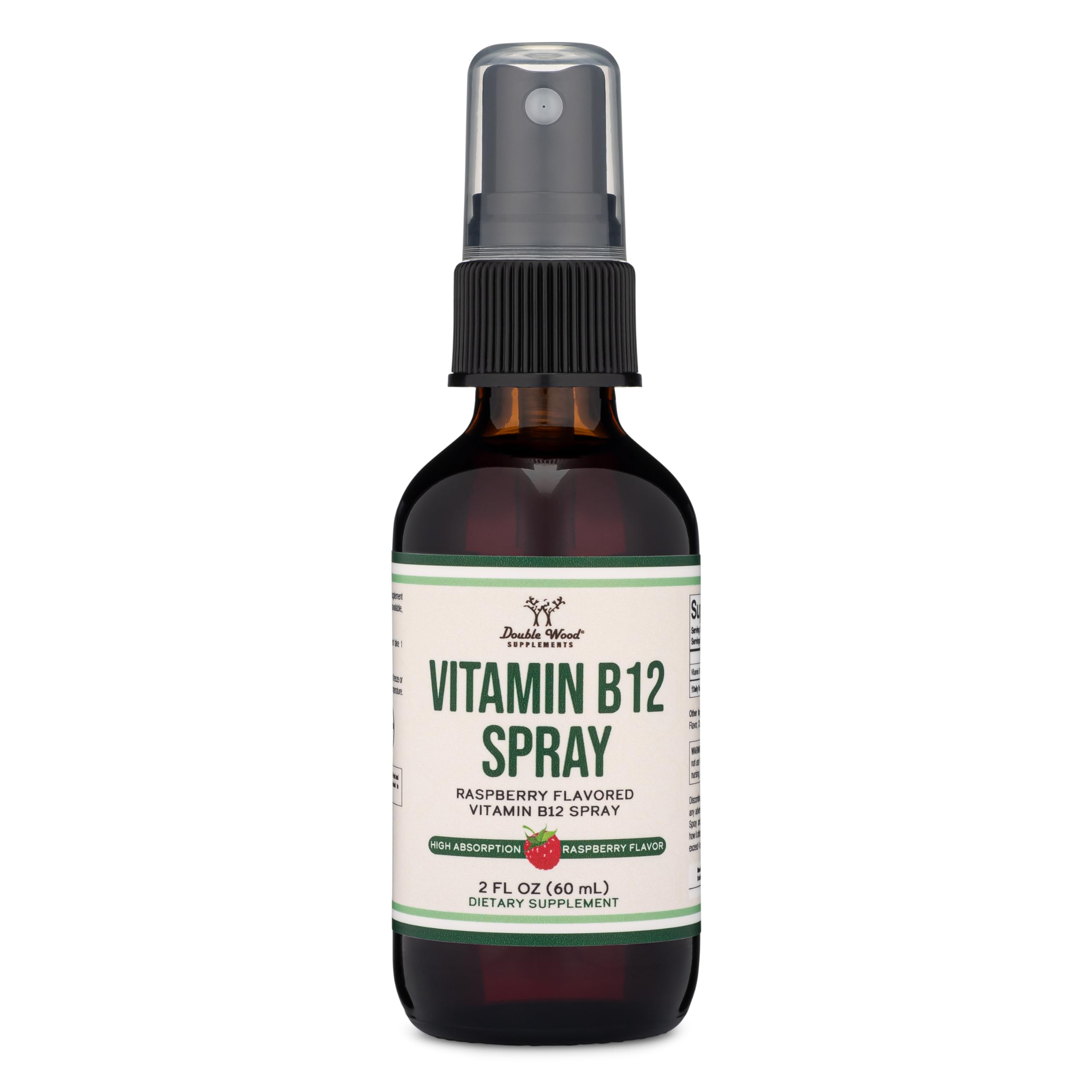 Vitamin B12 Sublingual Spray (2 Spray Dose of Vitamin 12 1000mcg, 3 Spray Serving Size Double Wood Supplements buy supplements canada