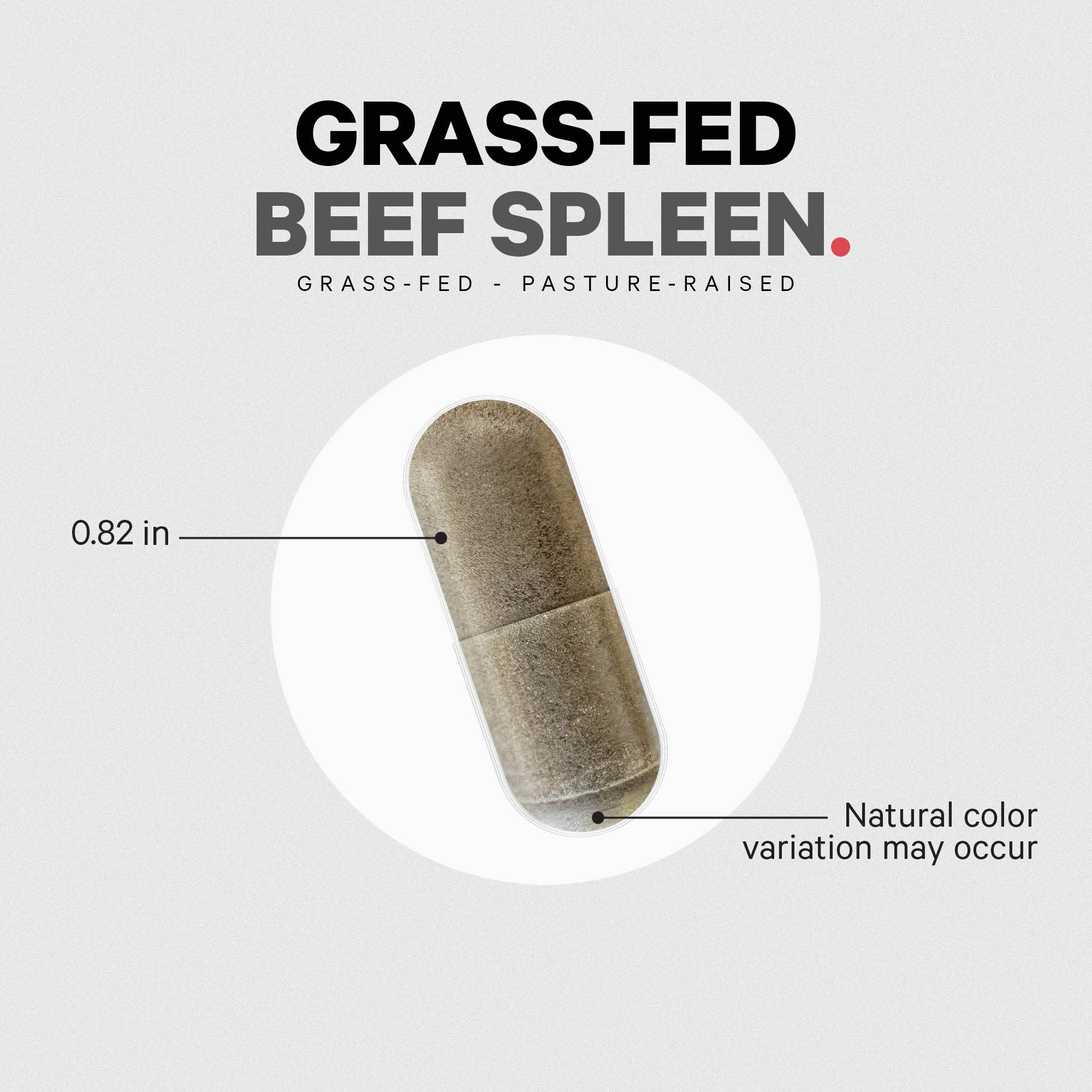 Codeage Grass Fed Beef Spleen Supplement - 2-Month Supply - Freeze Dried, Non-Defatted, Desiccated Bovine Pills Glandulars Meat – Pasture Raised Beef Vitamins for Spleen -180 Capsules Codeage buy supplements canada