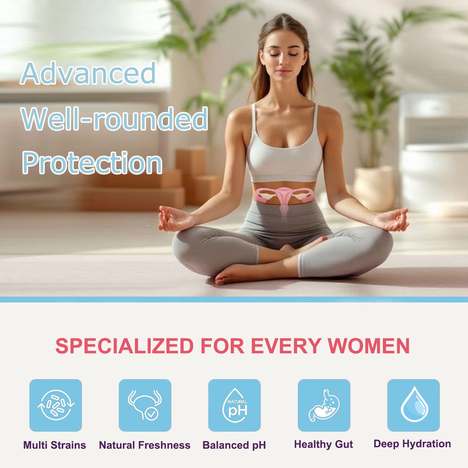 WINYEL Vaginal Probiotics for Women with Prebiotics & Herbal Blend – pH Balance & Feminine Health Support – Multi-Strain Lactobacillus for Vaginal Flora, WINYEL buy supplements canada