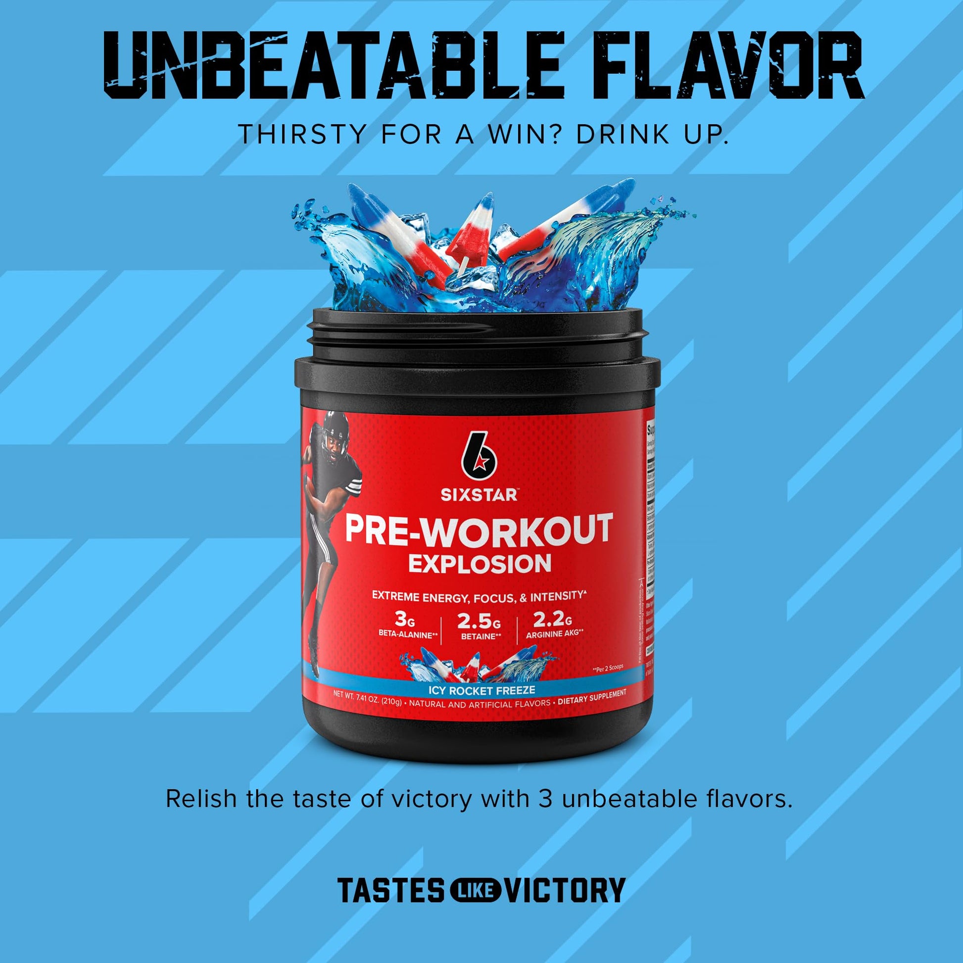 Six Star Pre Workout PreWorkout Explosion | Pre Workout Powder for Men & Women Six Star buy supplements canada