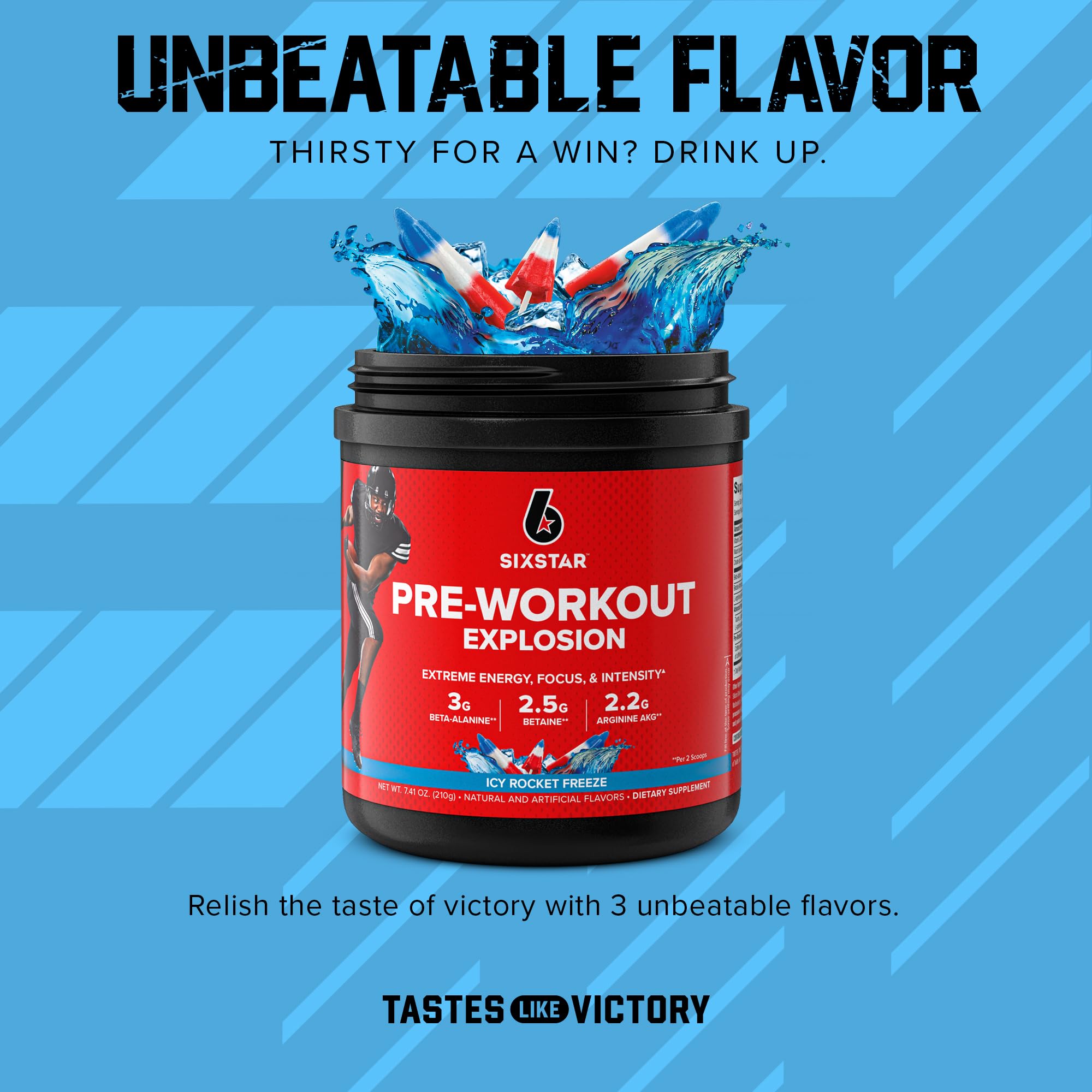 Six Star Pre Workout PreWorkout Explosion | Pre Workout Powder for Men & Women Six Star buy supplements canada
