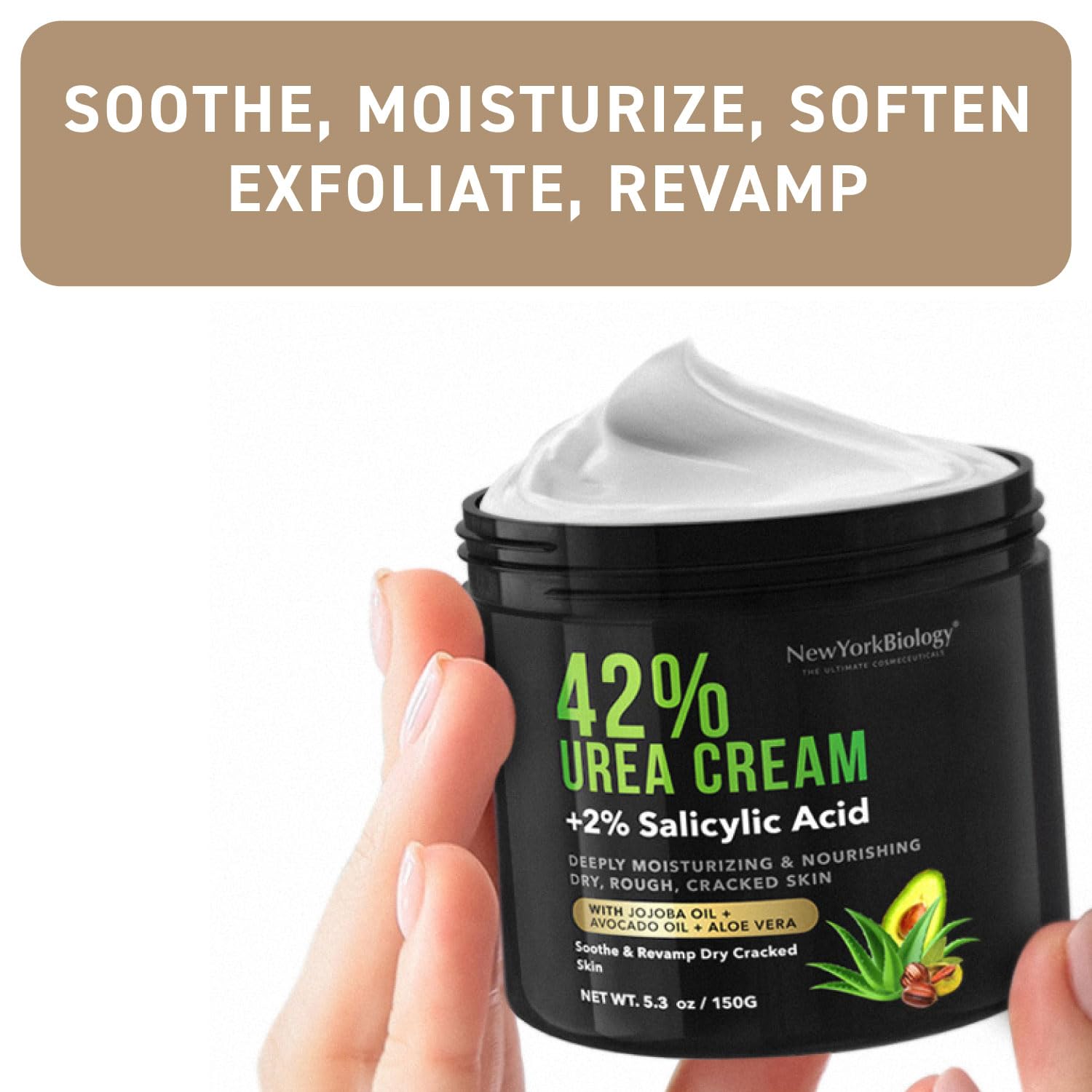 New York Biology 42% Urea Cream with 2% Salicylic Acid - Moisturizing Urea Foot Cream NEW YORK BIOLOGY THE ULTIMATE COSMECEUTICALS buy supplements canada