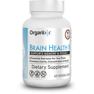 Organixx Ageless Brain Powerful Brain Health Supplement to Support Brain Function, Clarity, Focus, Re-Energize Brain Cells, Helps Promote a Balanced Mood, Gluten Free, Non GMO, 60 Vegetarian Capsules Organixx buy supplements canada