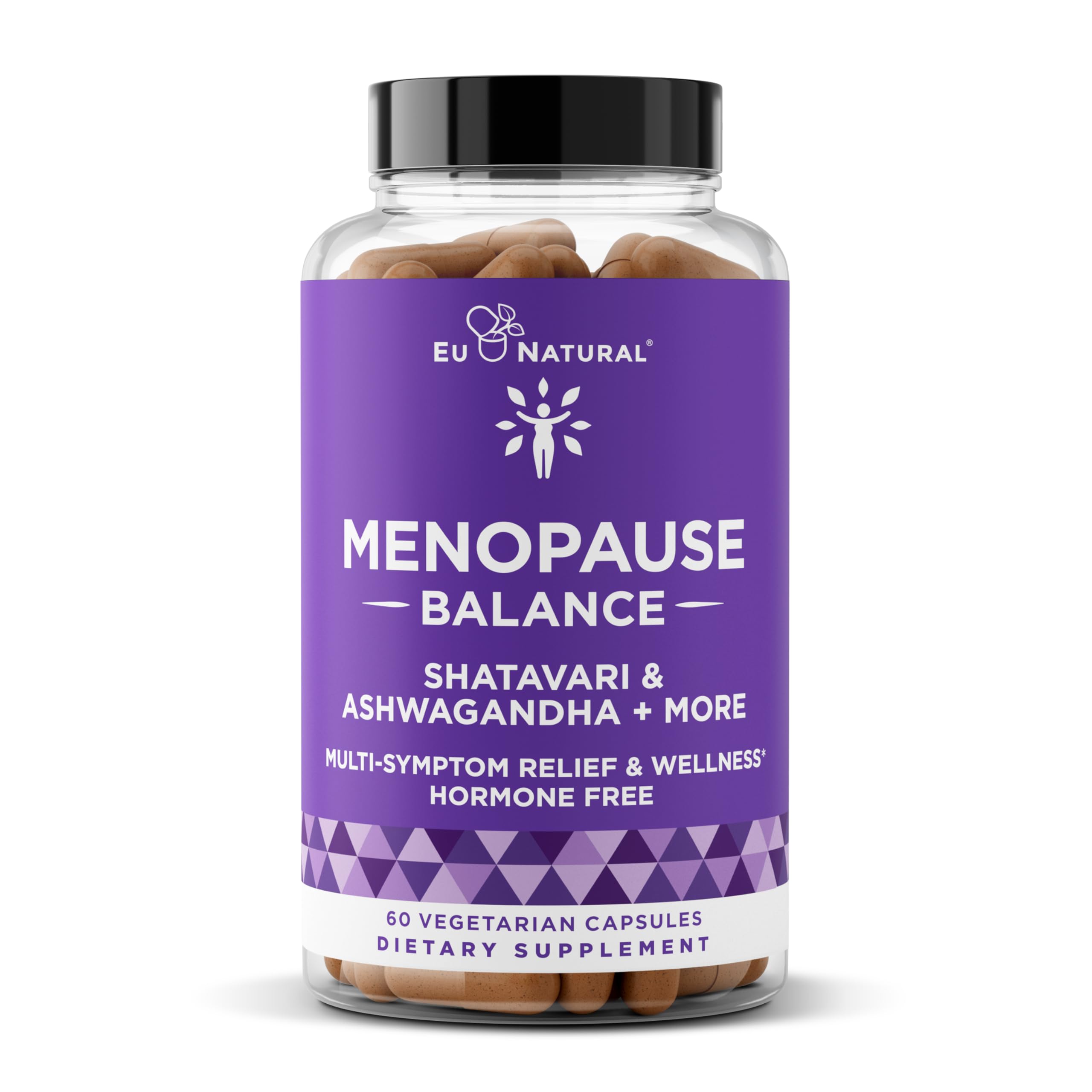 Premium Menopause Supplement for Women – Menopause Balance with Shatavari, Ashwagandha, L-Theanine & Holy Basil – Holistic Multi-Symptom Menopause Support & Hot Flash Relief – 60 Vegetarian Capsules Eu Natural buy supplements canada