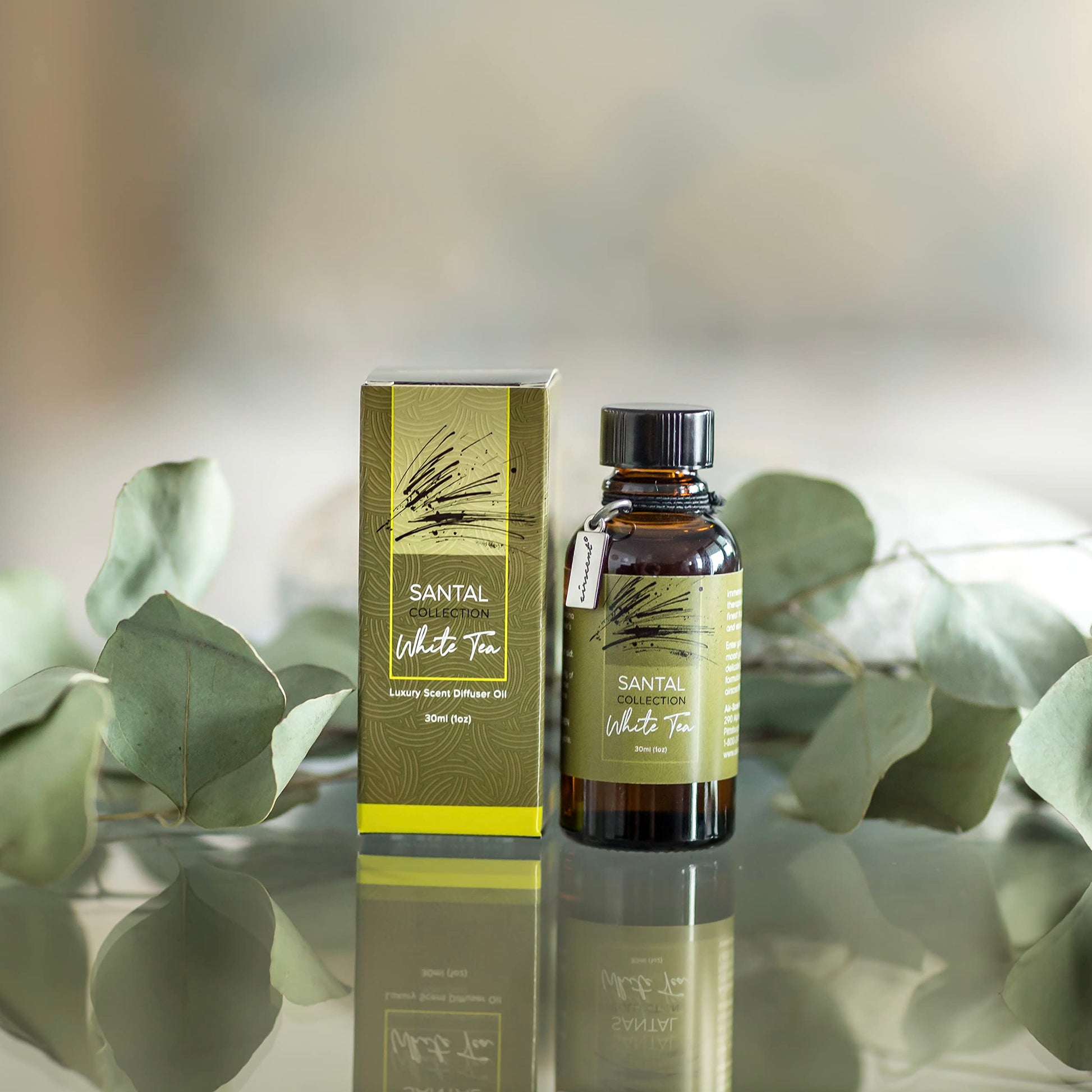 Santal White Tea Diffuser Oil - Air-Scent Aroma and Essential Oil Blend for Aromatherapy Diffusers - 30 Milliliter Air-Scent buy supplements canada