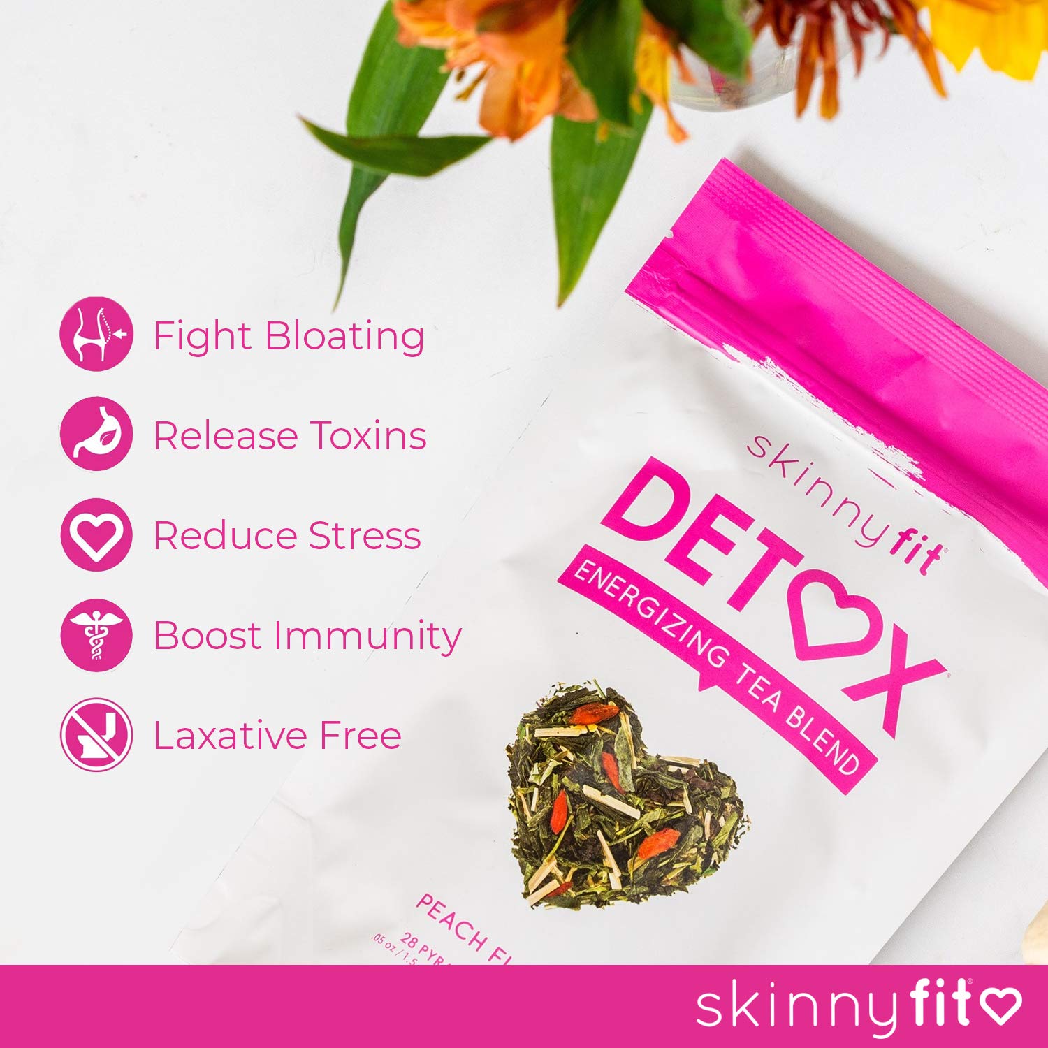 SkinnyFit Detox Tea: All-Natural, Laxative-Free, Supports A Healthy Weight SkinnyFit buy supplements canada