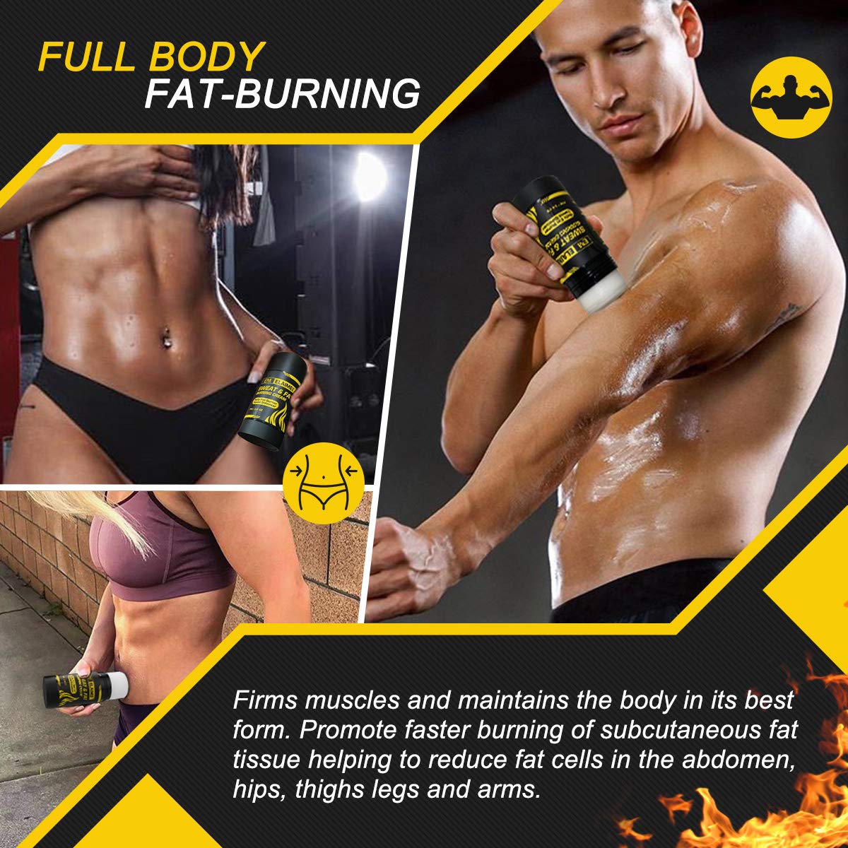 ELAIMEI Hot Gel Cream, Fat Burning Sweat Cream, Weight Loss Workout Enhancer Gel ELAIMEI buy supplements canada