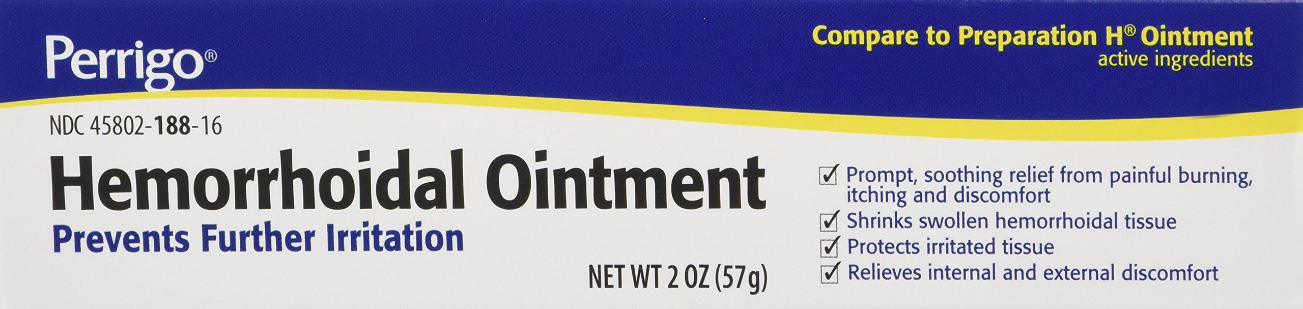 Hemorrhoidal Pain Relief Ointment Generic for Preparation H 2 oz (57g) Per Tube, 2 Ounce (Pack of 3) PERRIGO PHARMACEUTICALS Company buy supplements canada