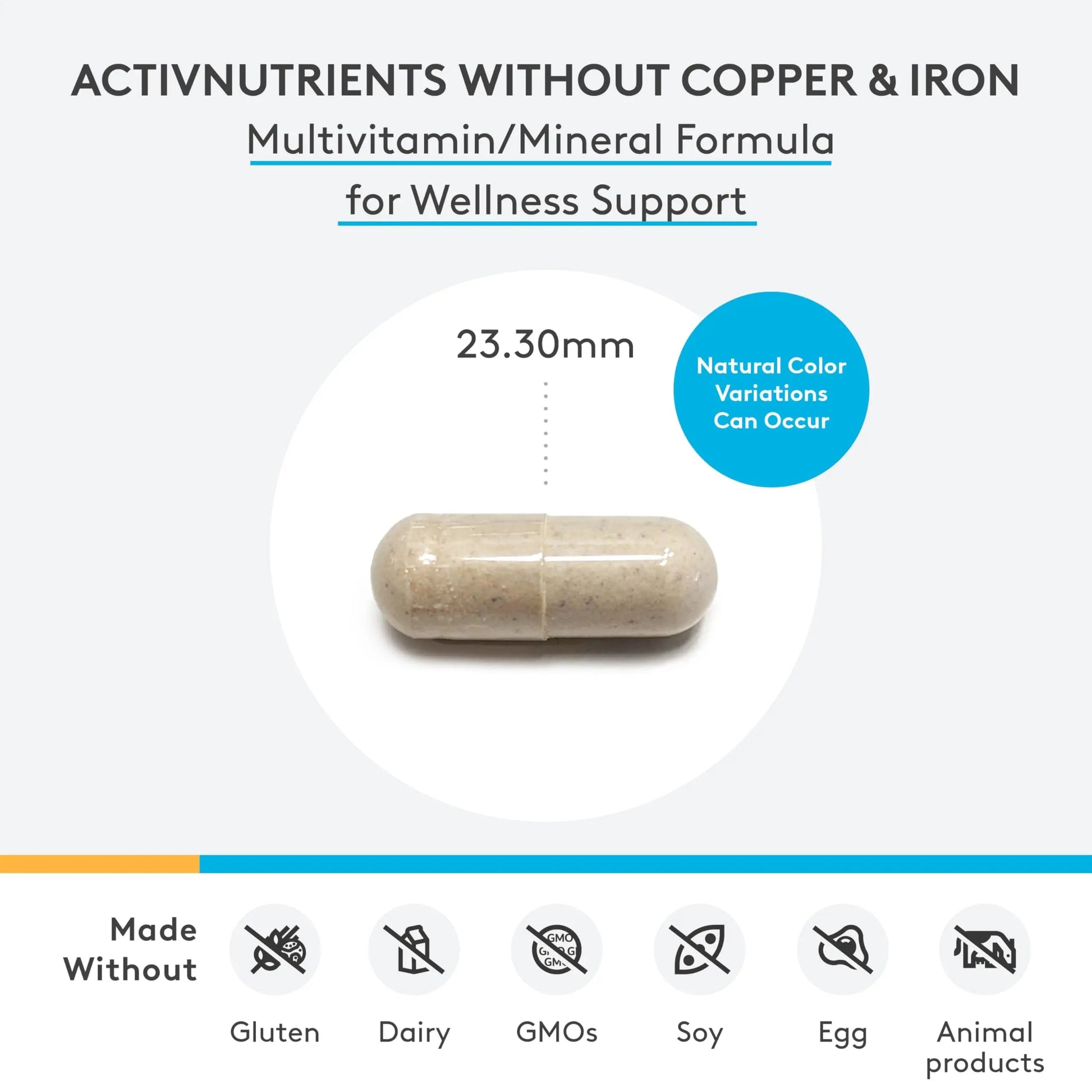 XYMOGEN ActivNutrients Without Copper & Iron - Multimineral Multivitamin for Men + Women with Folate, B12, Zinc and Vitamin C XYMOGEN buy supplements canada