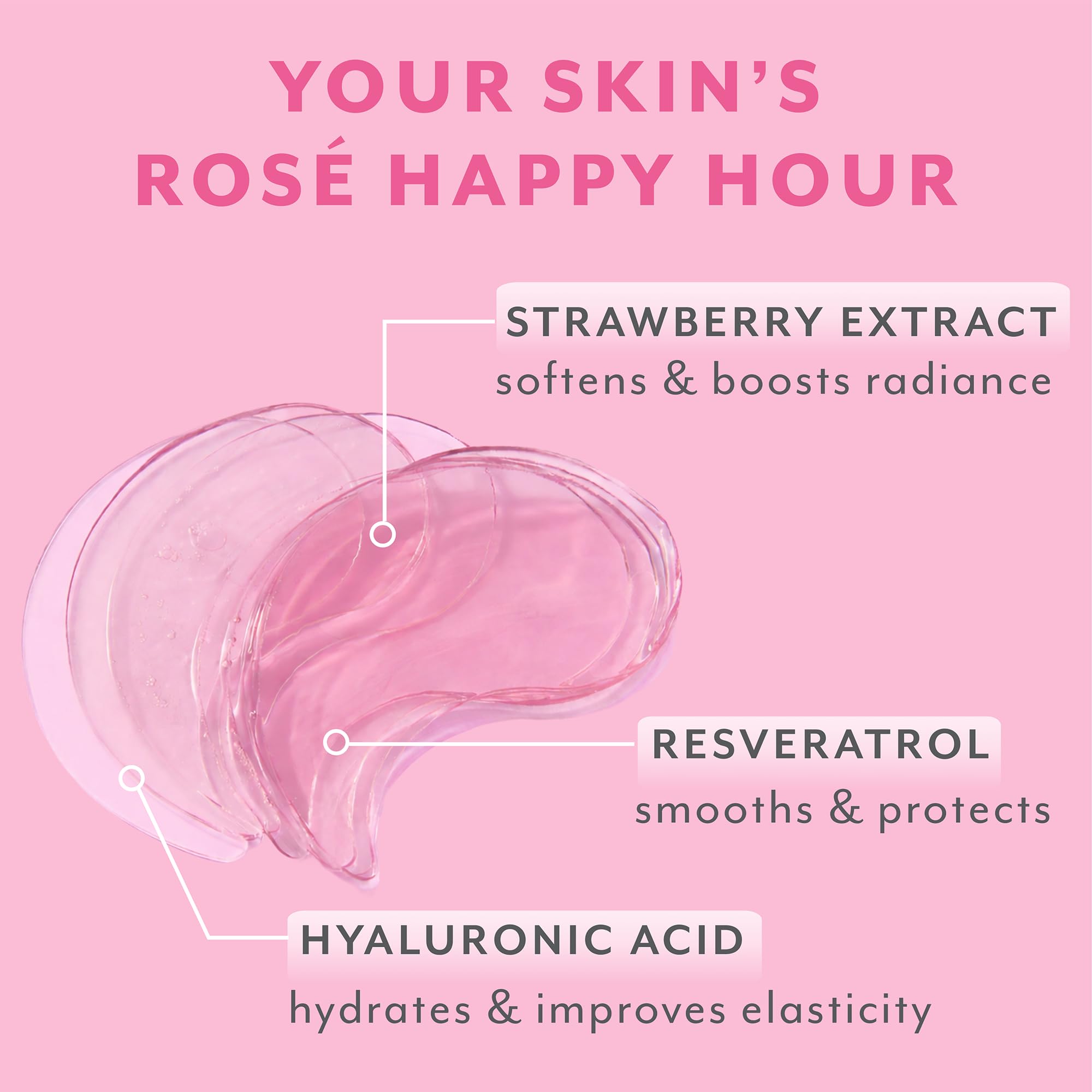 Patchology Serve Chilled Rosé Hydrating Under Eye Patches – Hyaluronic Acid & Antioxidant-Infused Eye Masks to Reduce Dark Circles Patchology buy supplements canada