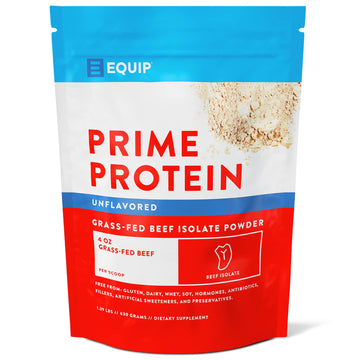Equip Foods Prime Protein - Grass Fed Beef Protein Powder Isolate - Paleo and Keto Friendl Equip buy supplements canada