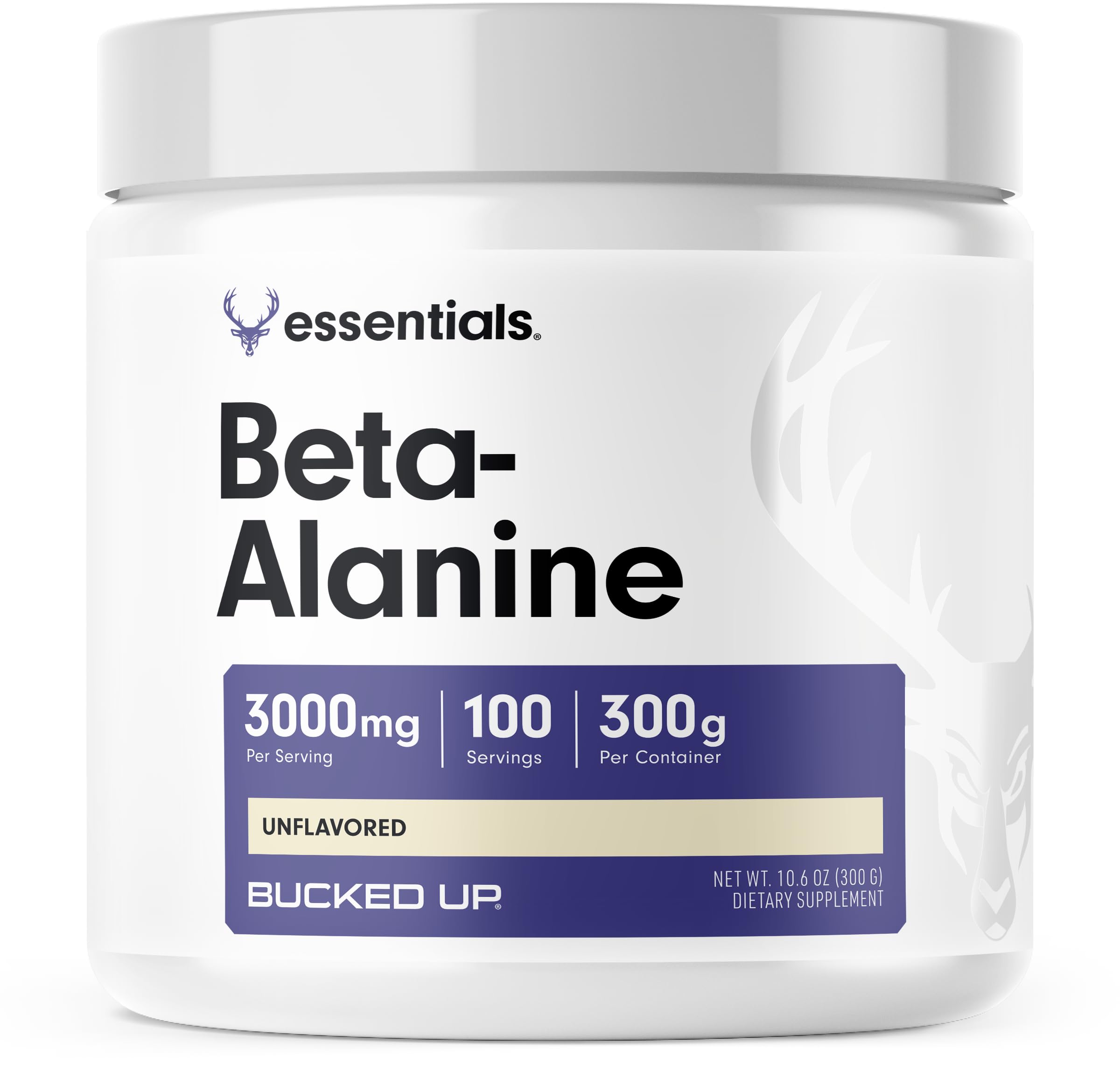Bucked Up Beta Alanine 300mg Powder, Non-GMO, Gluten-Free, Unflavored (100 Servings) Bucked Up buy supplements canada