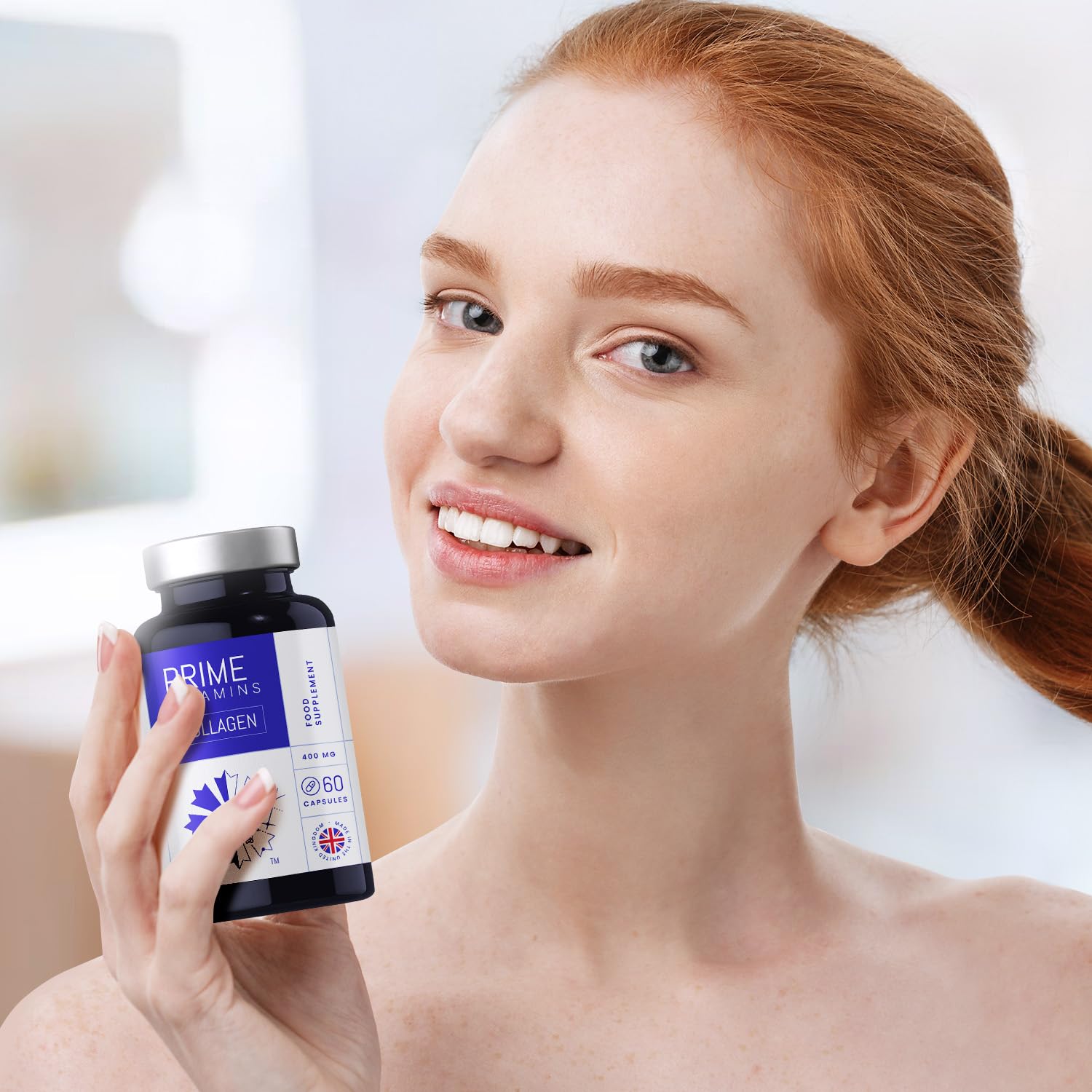 Marine Collagen 400mg | Hydrolysed Collagen Supplements for Women & Men PRIME VITAMINS buy supplements canada