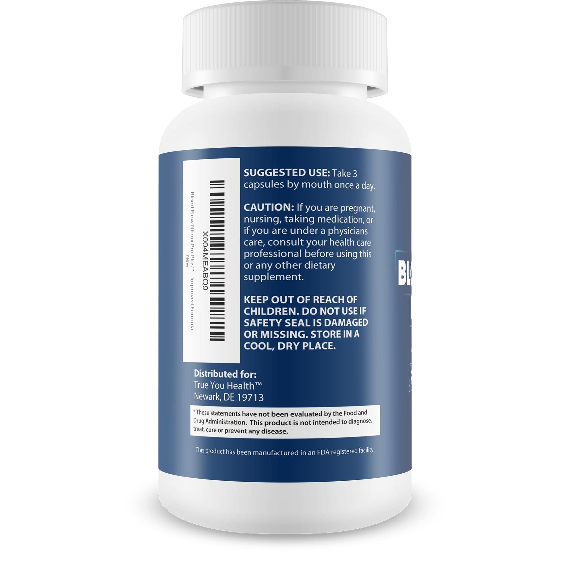 Blood Flow Nitrox Pro Plus - Improved Formula - Our Best Blood Circulation Supplements For Men - Vasodialators - Increase Blood Flow Care Blood Circulation Supplement Blood Flow Supplement For Men True You Health buy supplements canada
