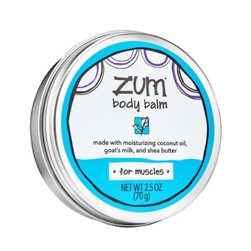 Zum Indigo Wild Body Balm for Muscles - Body Moisturizer for Women & Men - After Workout Muscle Recovery - Includes Goat's Milk, Shea Butter & Menthol - 2.5 oz Zum buy supplements canada