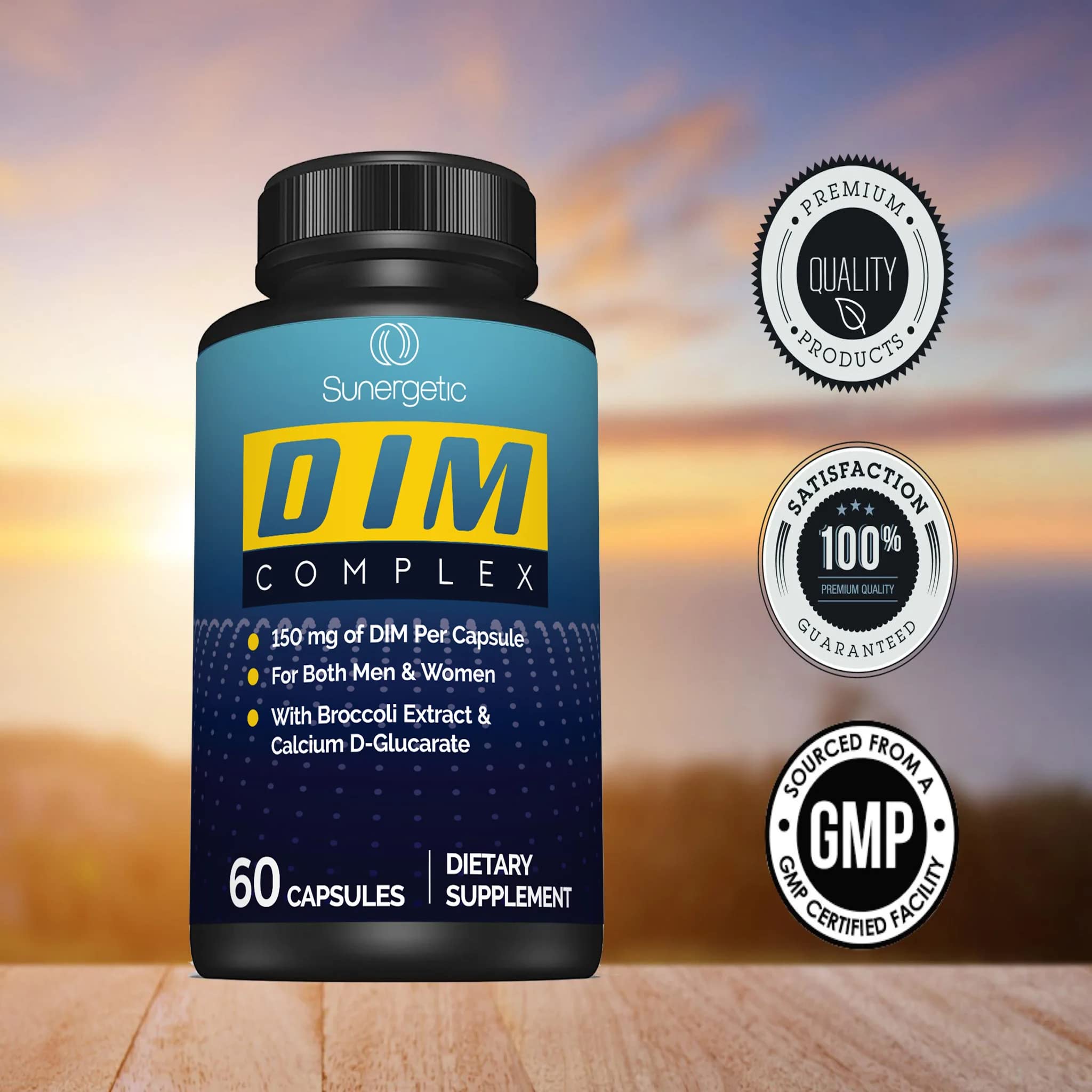 Premium DIM Supplement–Includes 150mg DIM (diindolylmethane), Broccoli, Calcium D Sunergetic buy supplements canada