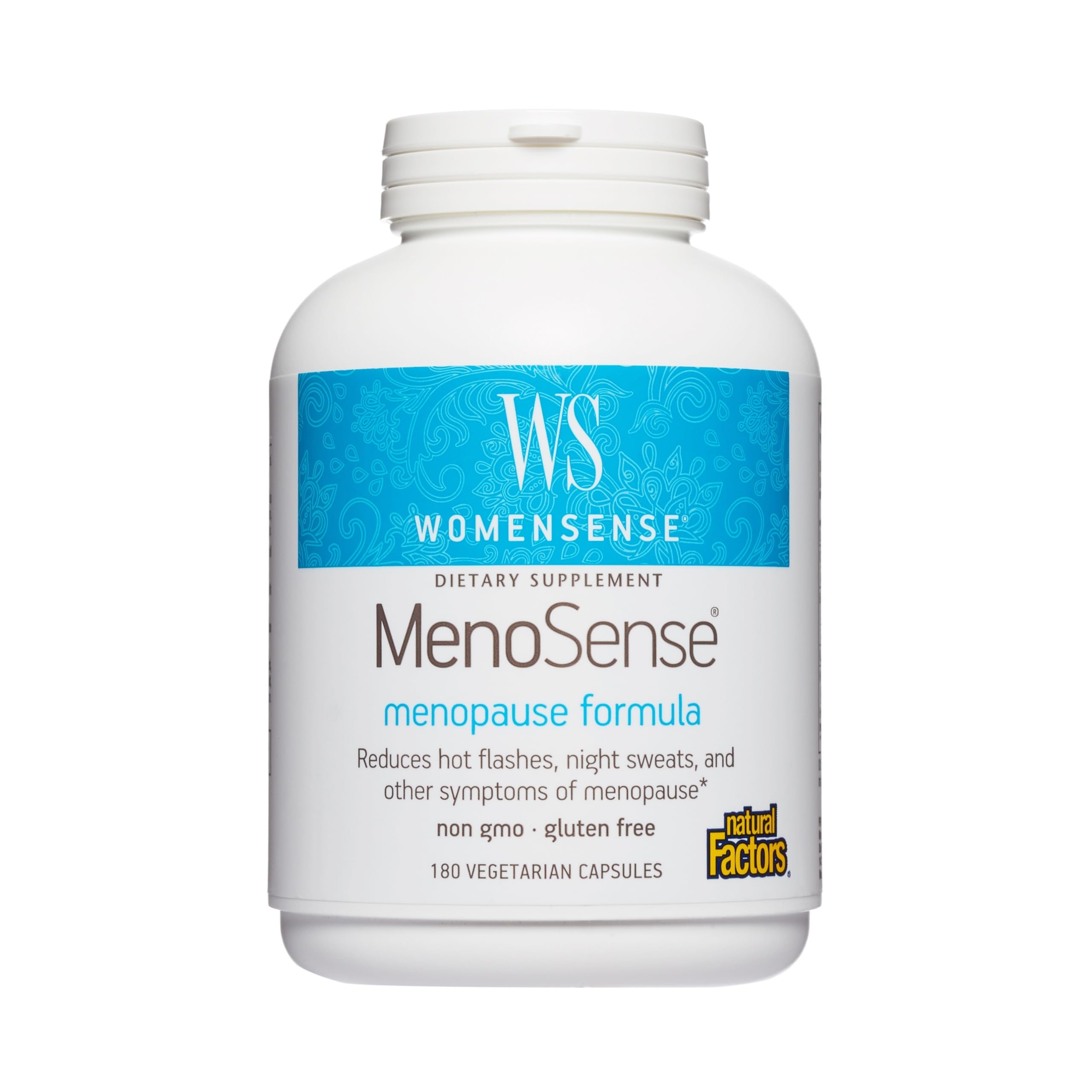 Natural Factors WomenSense MenoSense - Dietary Supplement with Black Cohosh, Chasteberry & Dong Quai - Menopause & Perimenopause Support Supplement - 180 Vegetarian Capsules (90 Servings) Natural Factors buy supplements canada