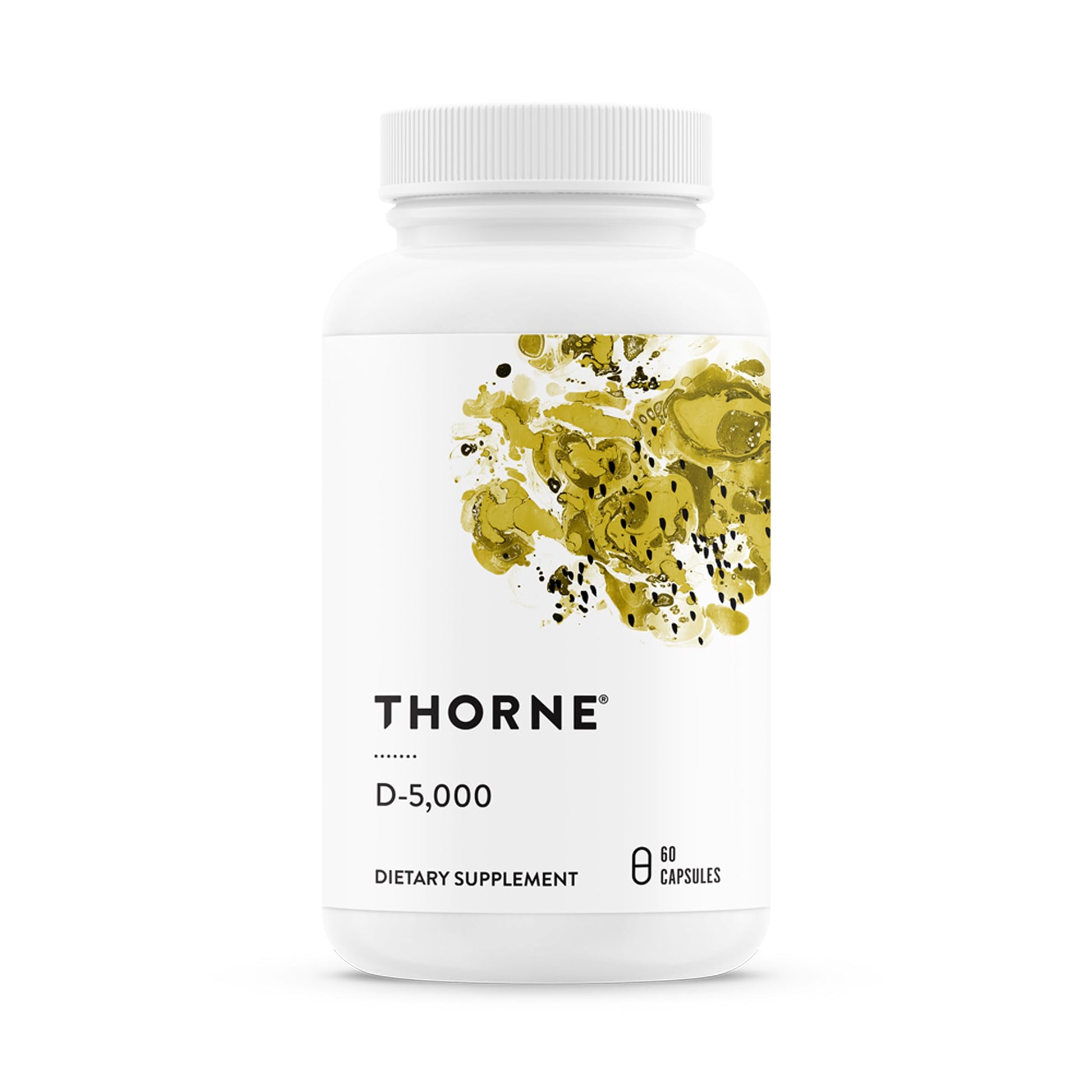 THORNE - Vitamin D-5000 - Vitamin D3 Supplement - Support Healthy Bones, Teeth, Muscles, Cardiovascular & Immune Function* - NSF Certified for Sport - Gluten-Free, Soy-Free - 60 Servings THORNE buy supplements canada