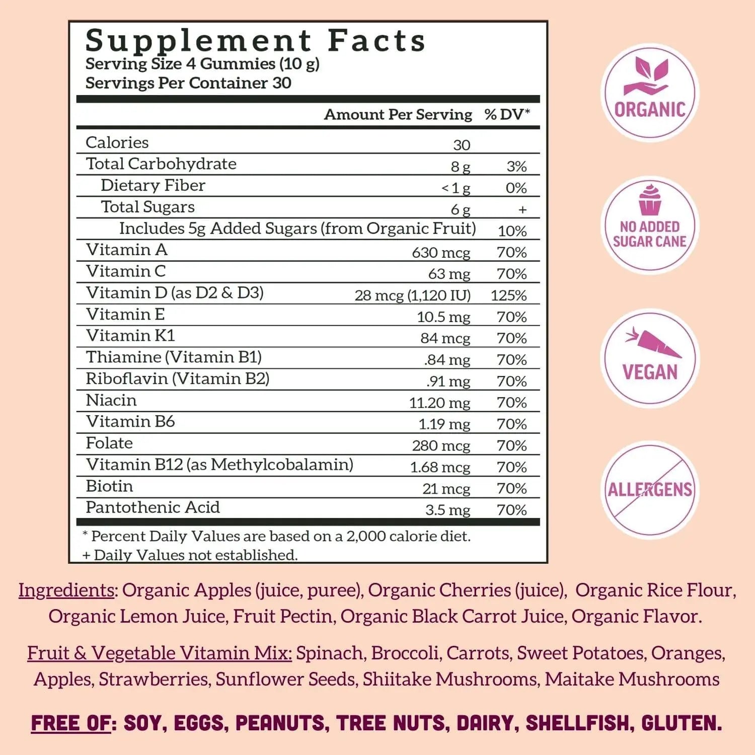 Llama Naturals Multivitamin for Women, Vegan, Organic Gummies with Vitamin D, C and K, Women's Real Fruit Gummy Vitamins Llama Naturals buy supplements canada