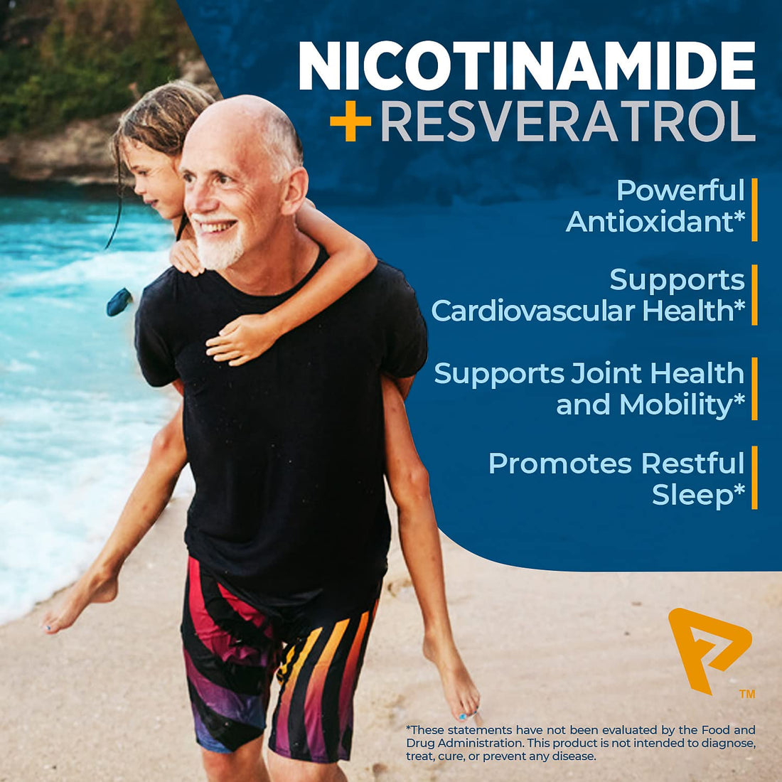Nicotinamide 500 mg with Resveratrol 100 mg 120 Veggie Capsules - Non-GMO Vitamin B3, Supports Metabolic Health, NAD+, Skin Cell & Mitochondrial Energy Production. Made in USA for Men and Women Prime Formulas buy supplements canada