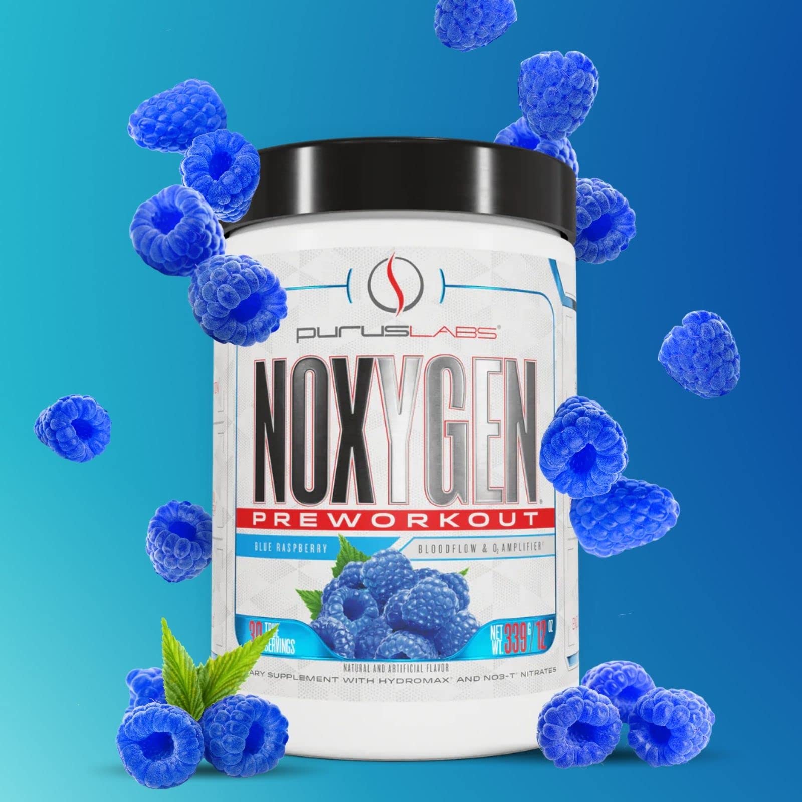 Purus Labs NOXYGEN PREWORKOUT Powder, 30 Servings (Blue Raspberry) Purus Labs buy supplements canada