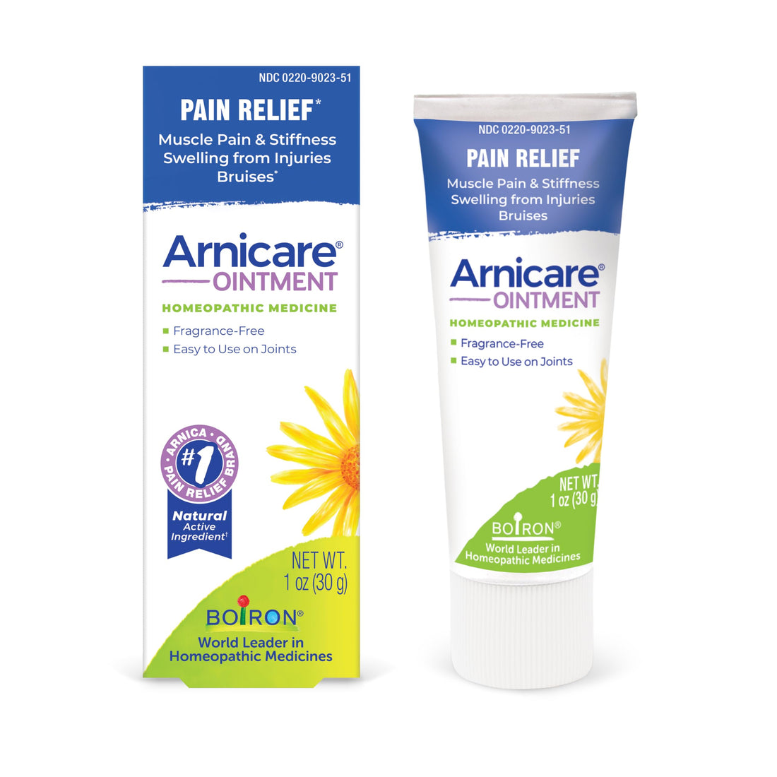 Boiron Arnicare Ointment for Relief of Joint Pain, Muscle Pain, Muscle Soreness, and Swelling from Bruises or Injury - Non-greasy and Fragrance-Free - 1 oz Boiron buy supplements canada