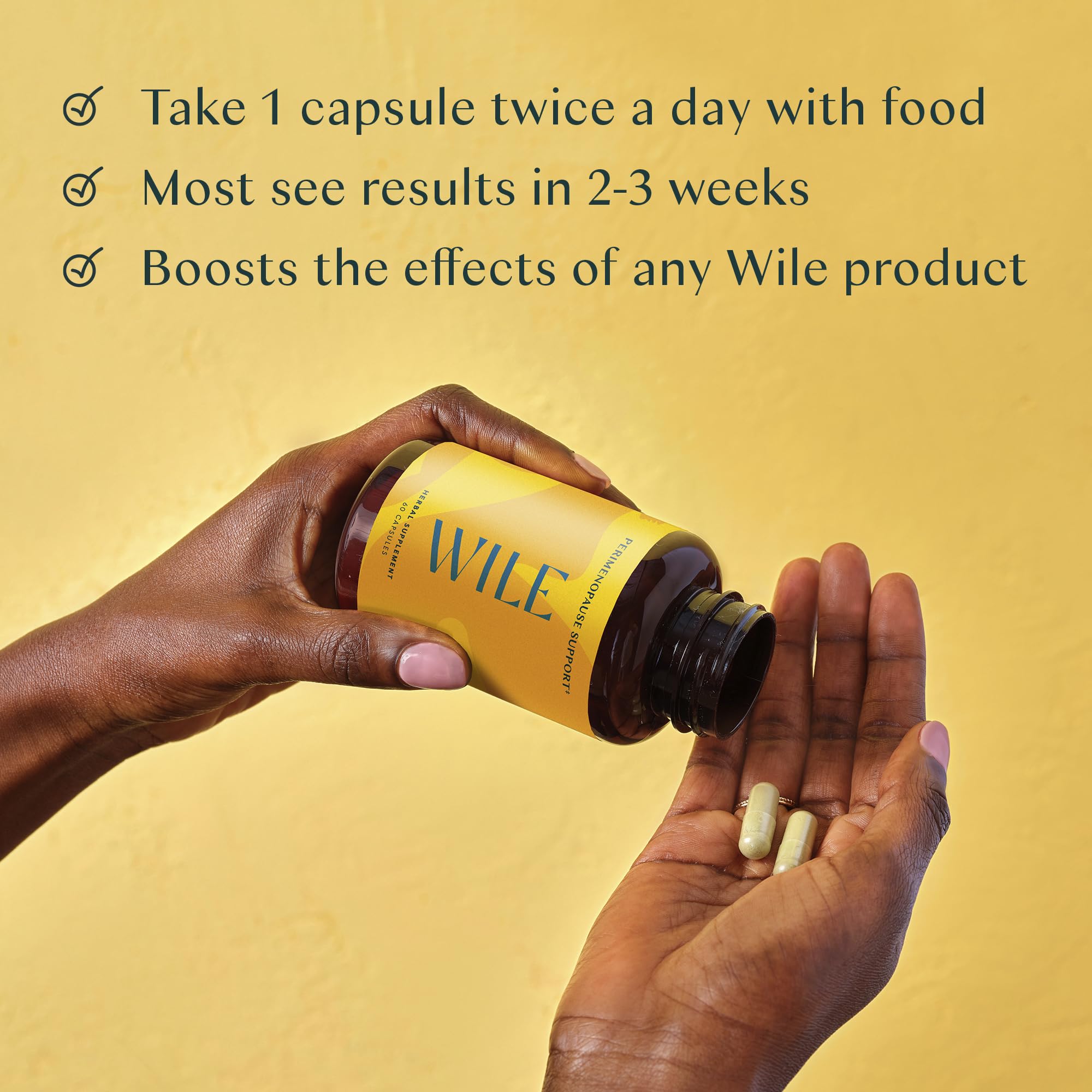 Wile Perimenopause Supplement for Women with Ashwagandha, Kudzu Root, Hops Extract WILE buy supplements canada