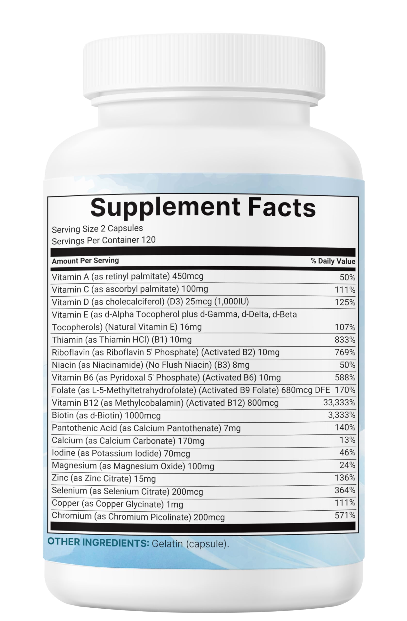 Micro Ingredients Pure Methylated Multivitamin, 240 Capsules | 19-in-1 Formula with Vitamins C, D, B12, Folate, Magnesium, Zinc & More | Micro Ingredients buy supplements canada
