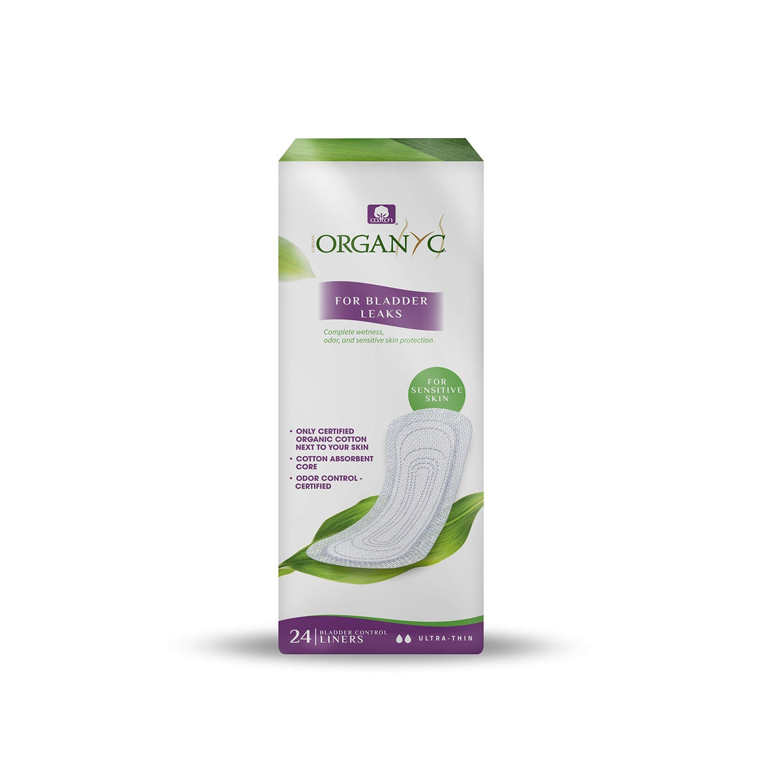 Organyc 100% Organic Cotton Light Incontinence Liners for Bladder Leakage Control Organyc buy supplements canada