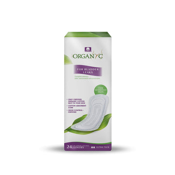 Organyc 100% Organic Cotton Light Incontinence Liners for Bladder Leakage Control Organyc buy supplements canada