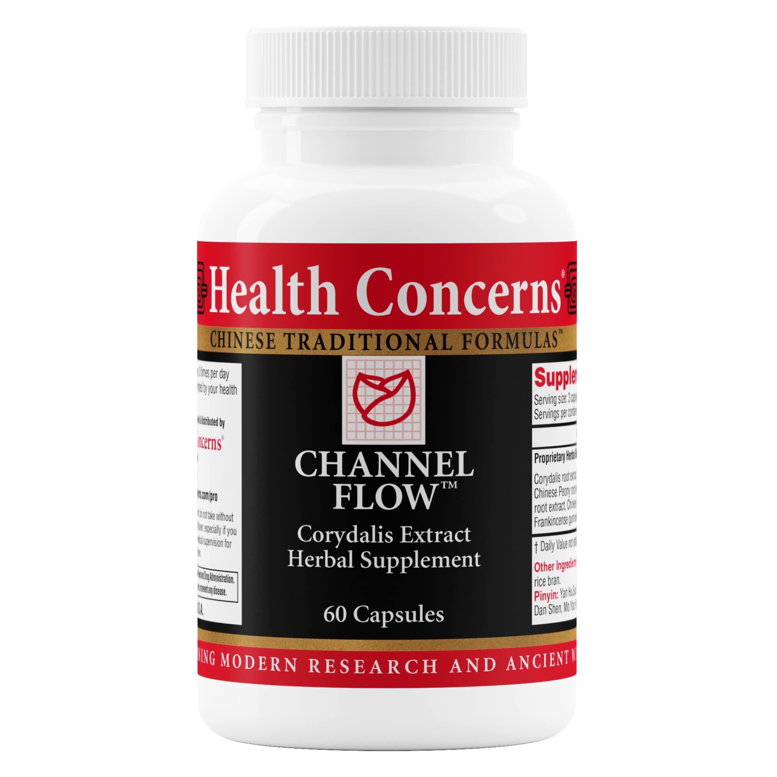 Health Concerns Channel Flow – Muscle Relaxation & Pain Support Supplement for Men & Women – Corydalis Root Extract – Chinese Herbal Formula for Headaches, Joint & Menstrual Discomfort – 60 Capsules Health Concerns buy supplements canada