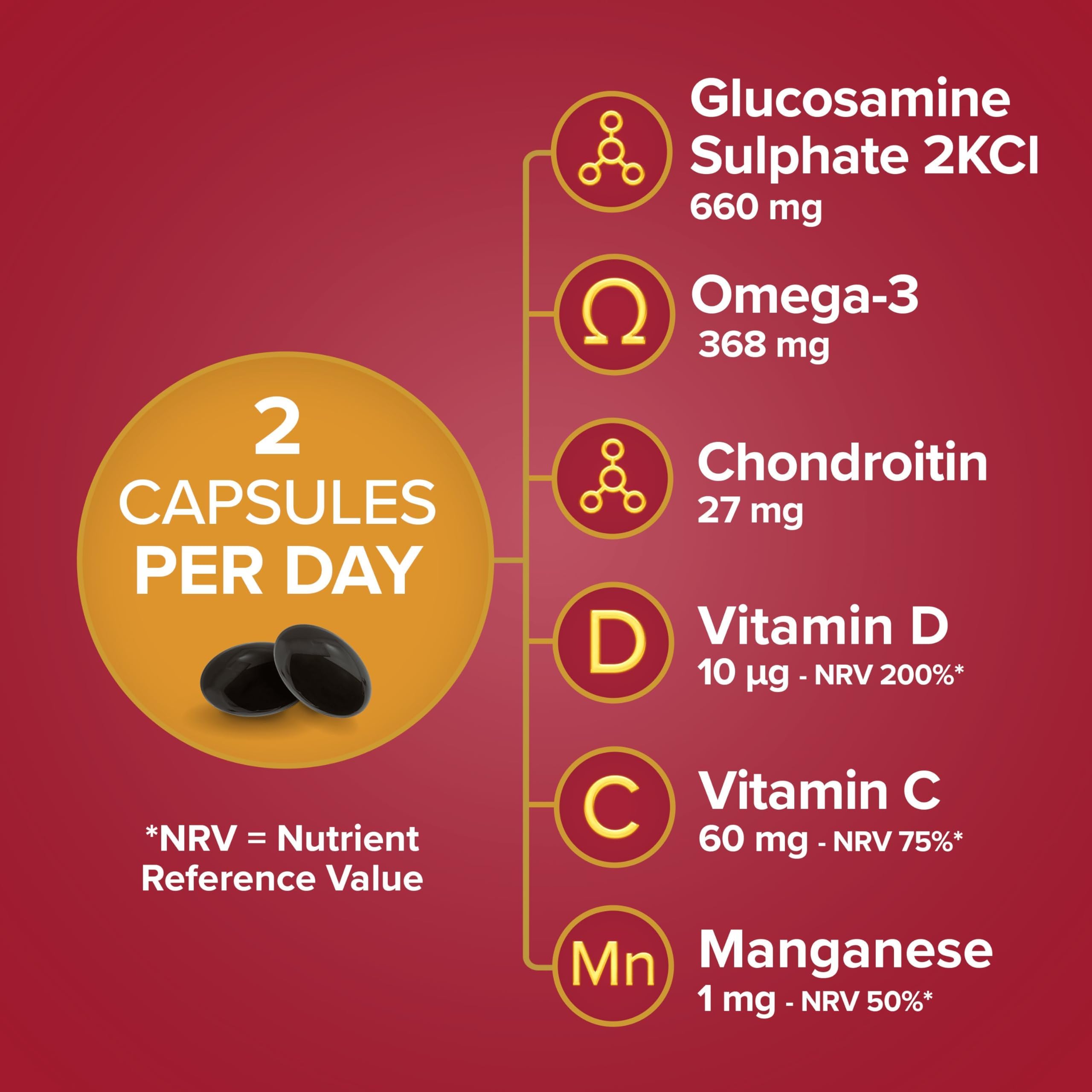 Seven Seas JointCare Active, With Glucosamine, Omega-3, Chondroitin, Vitamins C and D Seven Seas buy supplements canada
