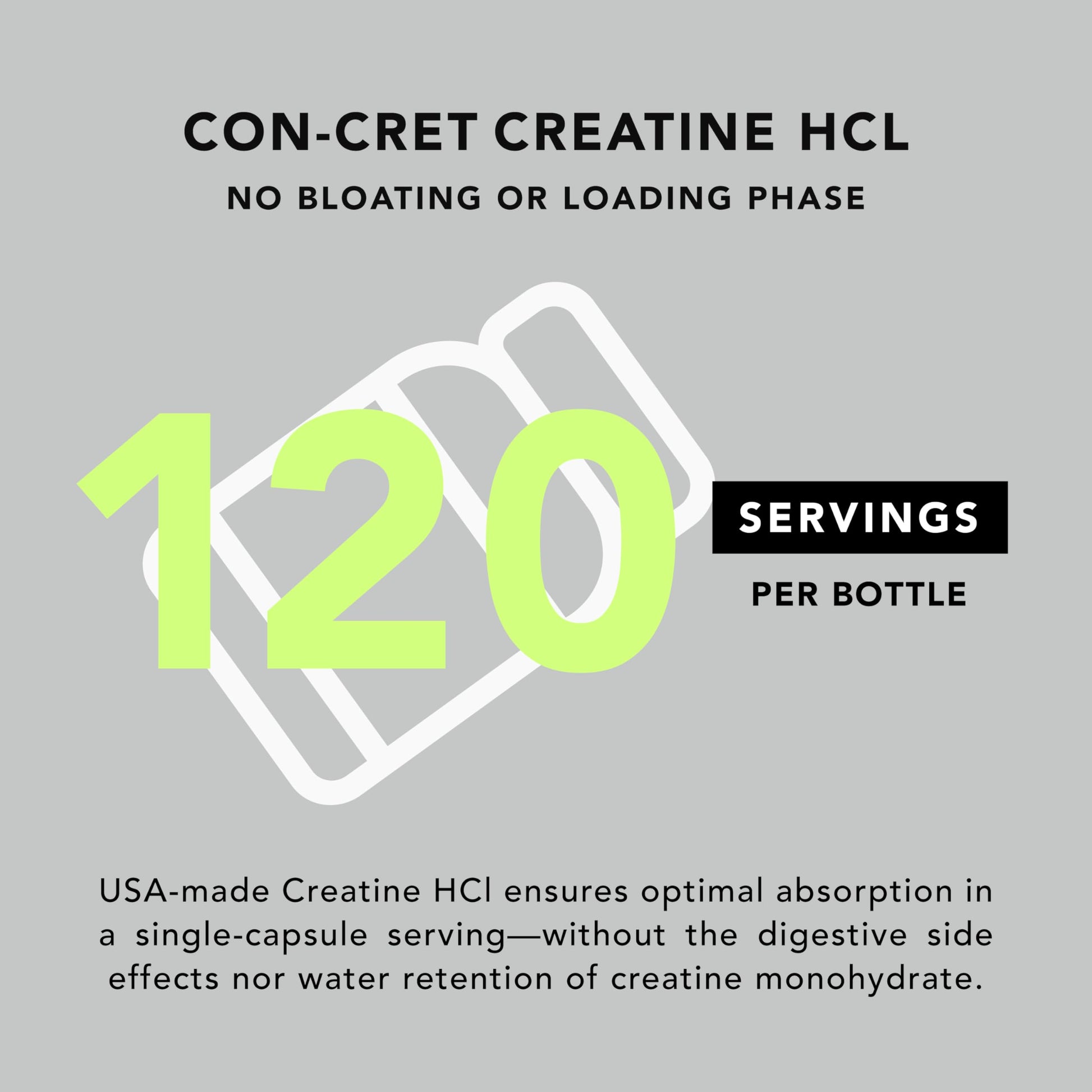 AMANDEAN Creatine HCl Pills. American Made CON-CRET. 120 Capsules. 7X Concentrated vs Monohydrate Powder. No Bloat. Muscle, Energy, Cognitive, Recovery Support for Men & Women. Gluten Free, Non-GMO. AMANDEAN buy supplements canada