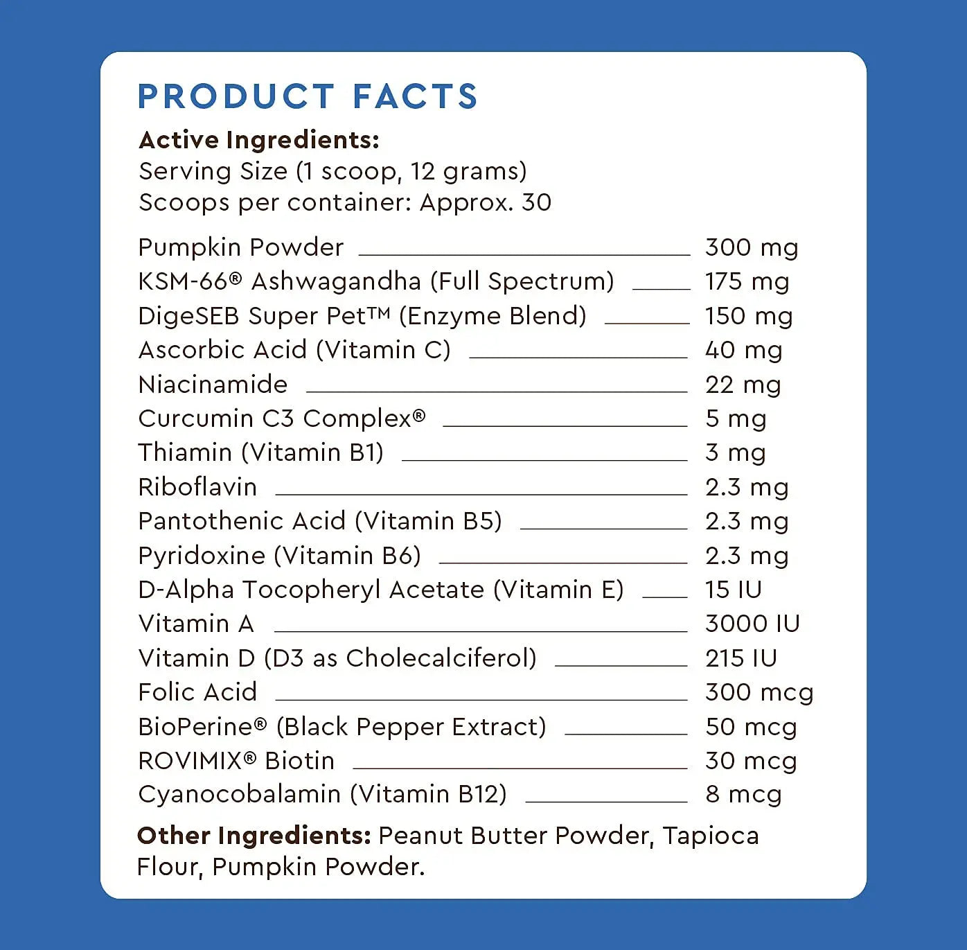 Infinite Pet Life Ultimate Multi-Function Peanut Butter Dog Vitamin Powder | 12.7 oz | All-Inclusive Dog Vitamins and Supplements Infinite Pet Supplements buy supplements canada