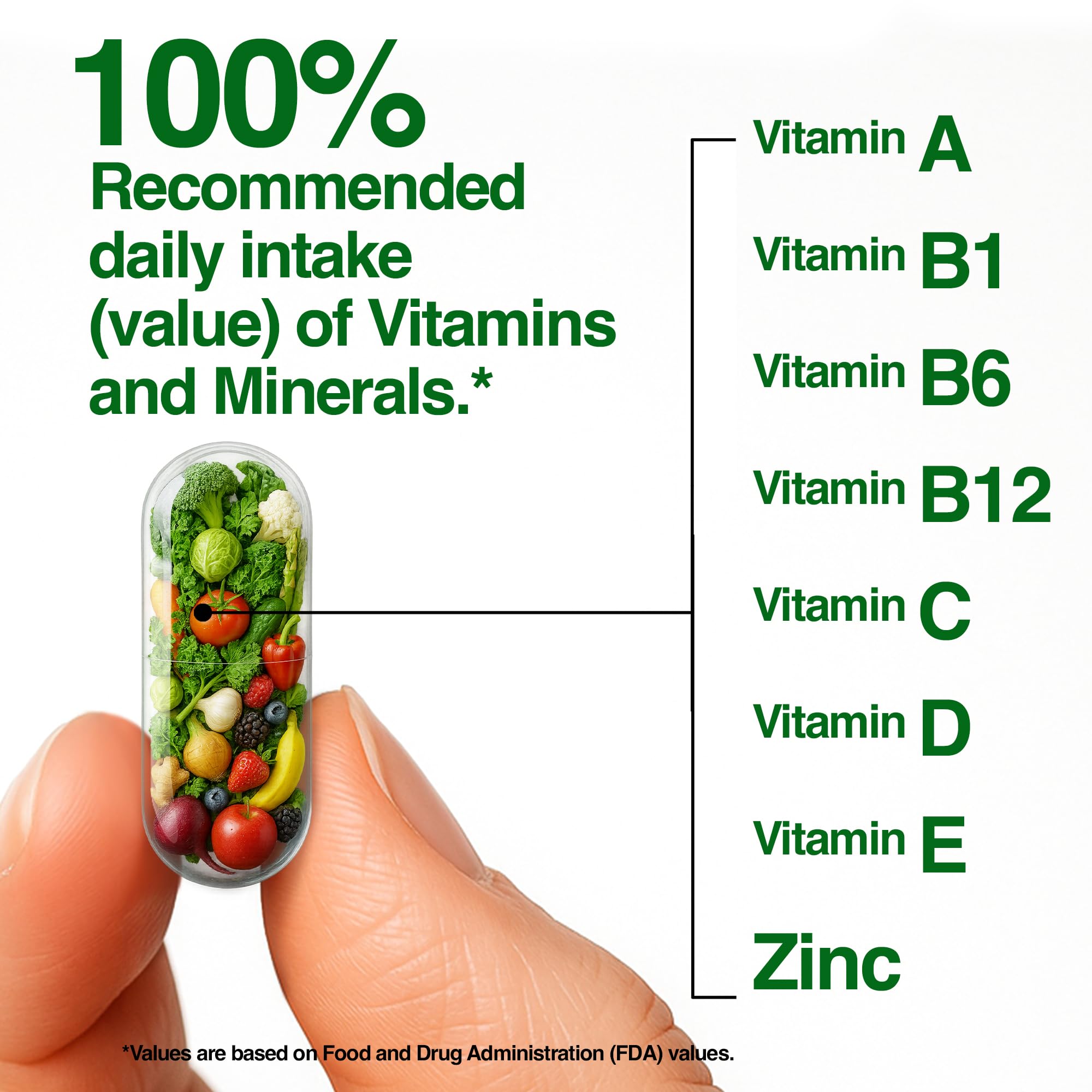 FeelGood Superfoods 1000mg Immune Support Capsules Made with 25 Organic Fruits and Vegetables, Strong Immunity Boosters with Vitamins A, C, D3, and Zinc, 60 Count FeelGood Superfoods buy supplements canada