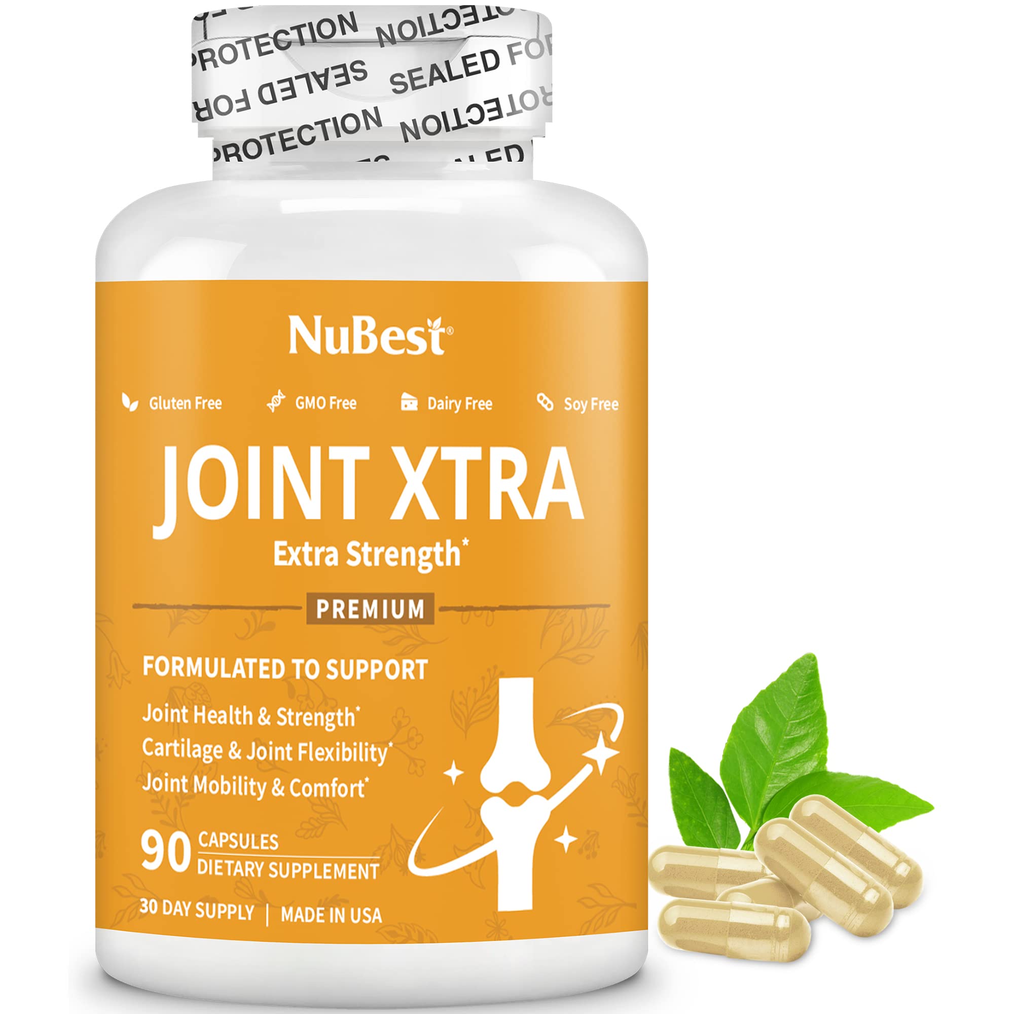 NuBest Joint Xtra - Joint Support Supplement | Joint Health Formula with Triple Joint Strength - Glucosamine, Chondroitin, Turmeric, MSM | 1 Month Supply NuBest buy supplements canada