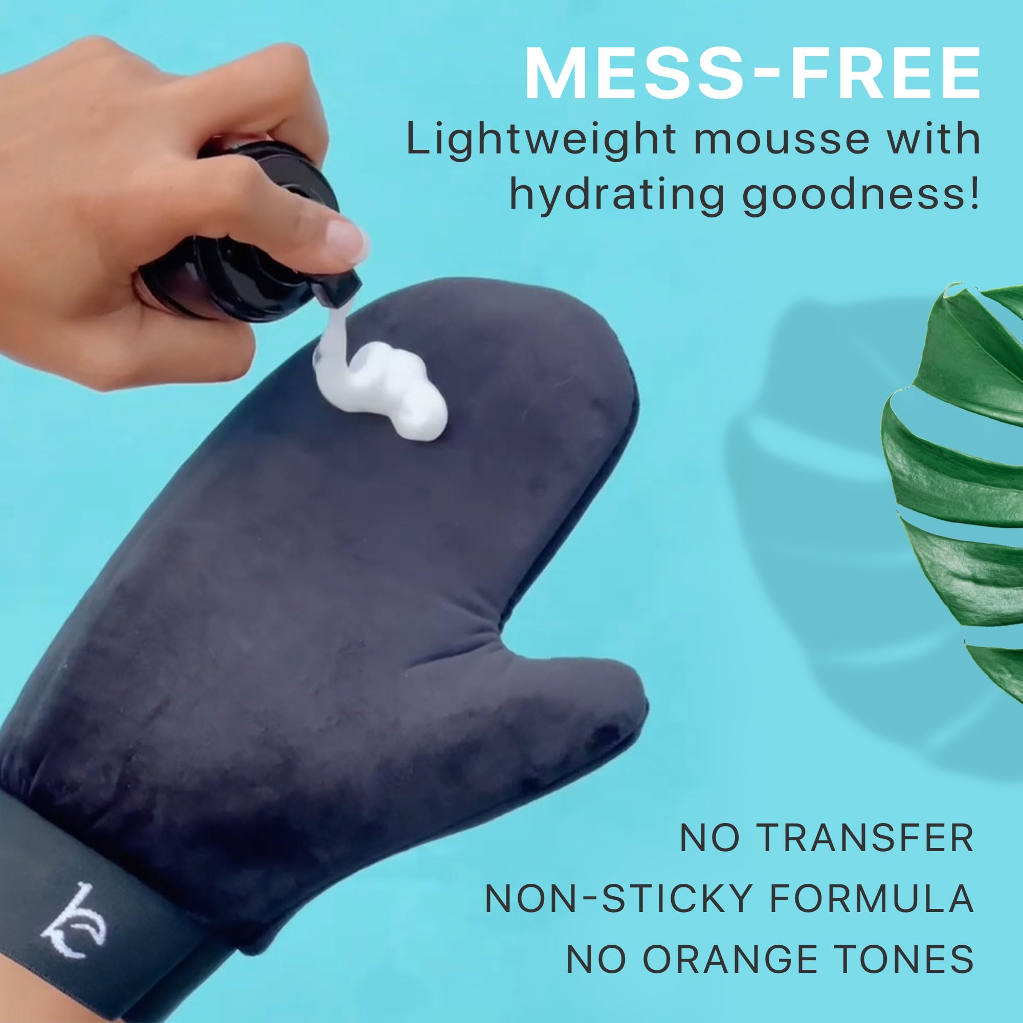 Self Tanner Tanning Mousse Kit - USA Made with Natural & Organic Ingredients Beauty by Earth buy supplements canada