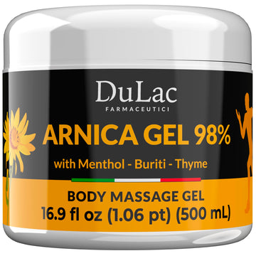 Dulac Arnica Body Massage Gel – Water-Based Cosmetic Massage Gel with Arnica Montana, Fast-Absorbing Lightweight Texture, Non-Greasy Feel, Dermatologically Tested, 16.9 fl oz DULÀC FARMACEUTICI 1982 buy supplements canada