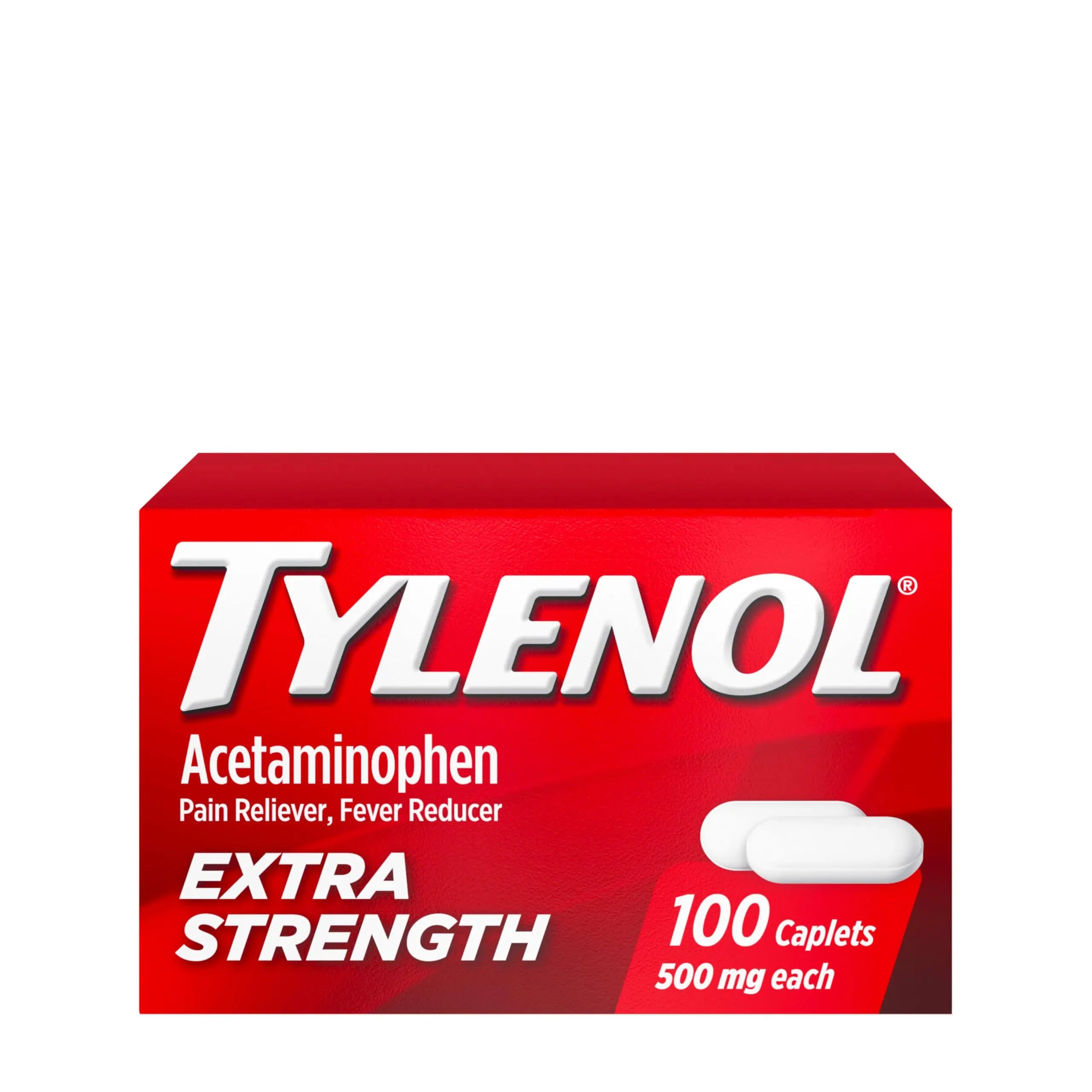 Tylenol Extra Strength Pain Relief Pills, Fast, Strong Pain Relief, Acetaminophen 500 mg Caplets, Pain Reliever & Fever Reducer Medicine for Headache, Backache, Toothache & Minor Arthritis, 100 Count Tylenol buy supplements canada
