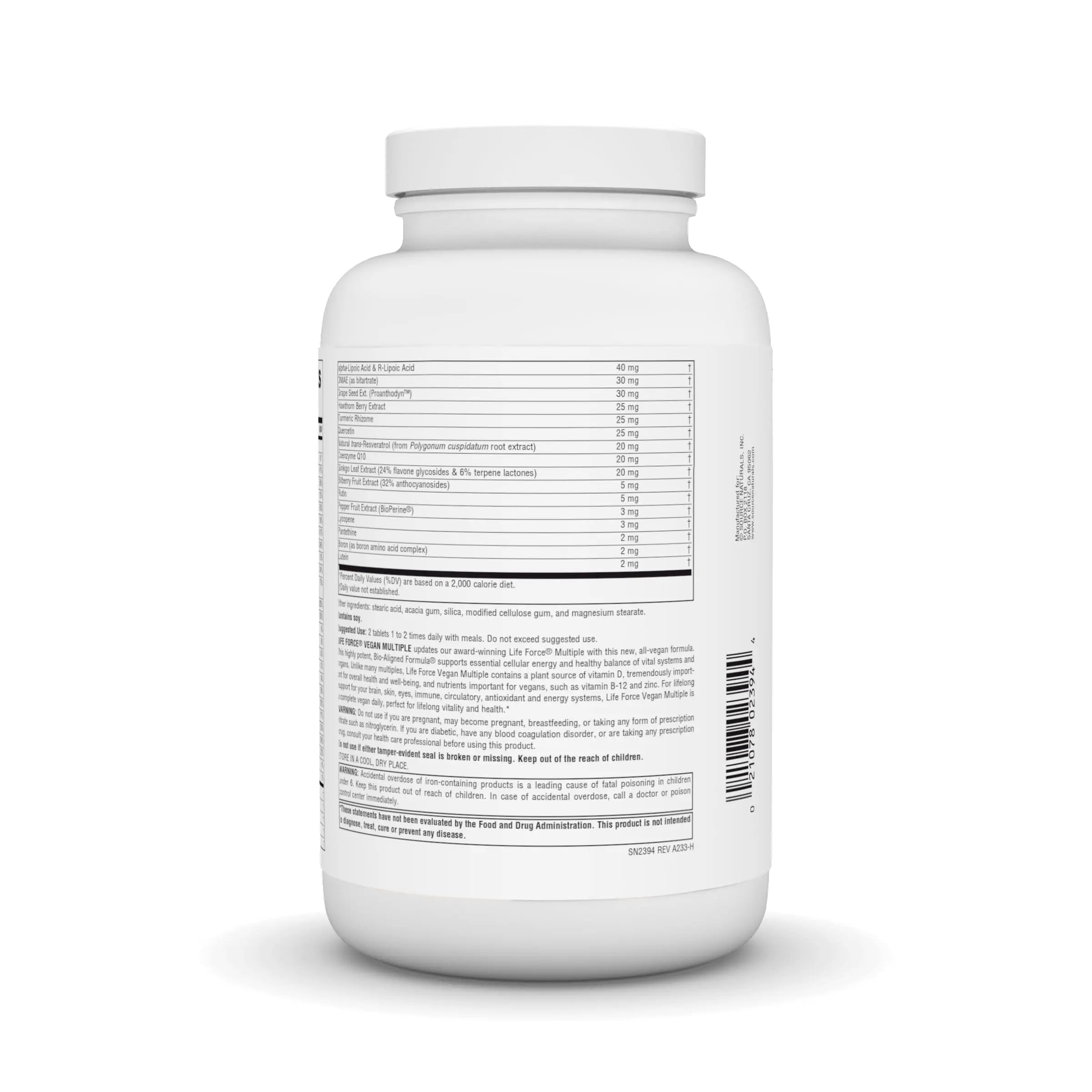 Source Naturals Vegan True Vegan Force Multiple, Advanced Energy Formula for Vegans* - 180 Tablets Source Naturals buy supplements canada