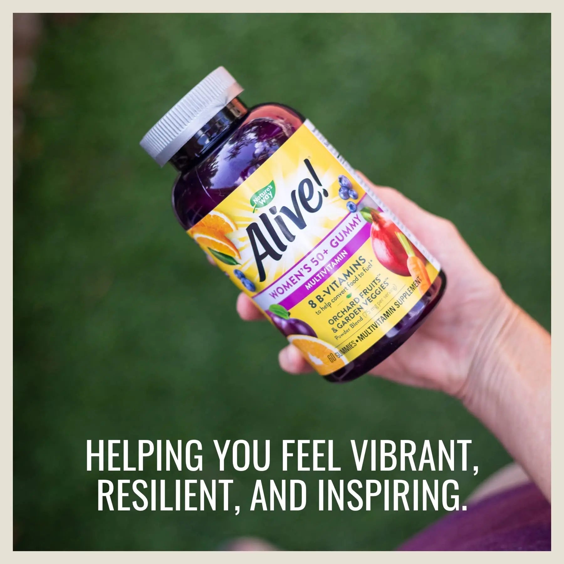 Nature's Way Alive! Women’s and Men’s 50+ Gummy Multivitamins, B-Vitamins, Delicious Flavors Nature's Way buy supplements canada