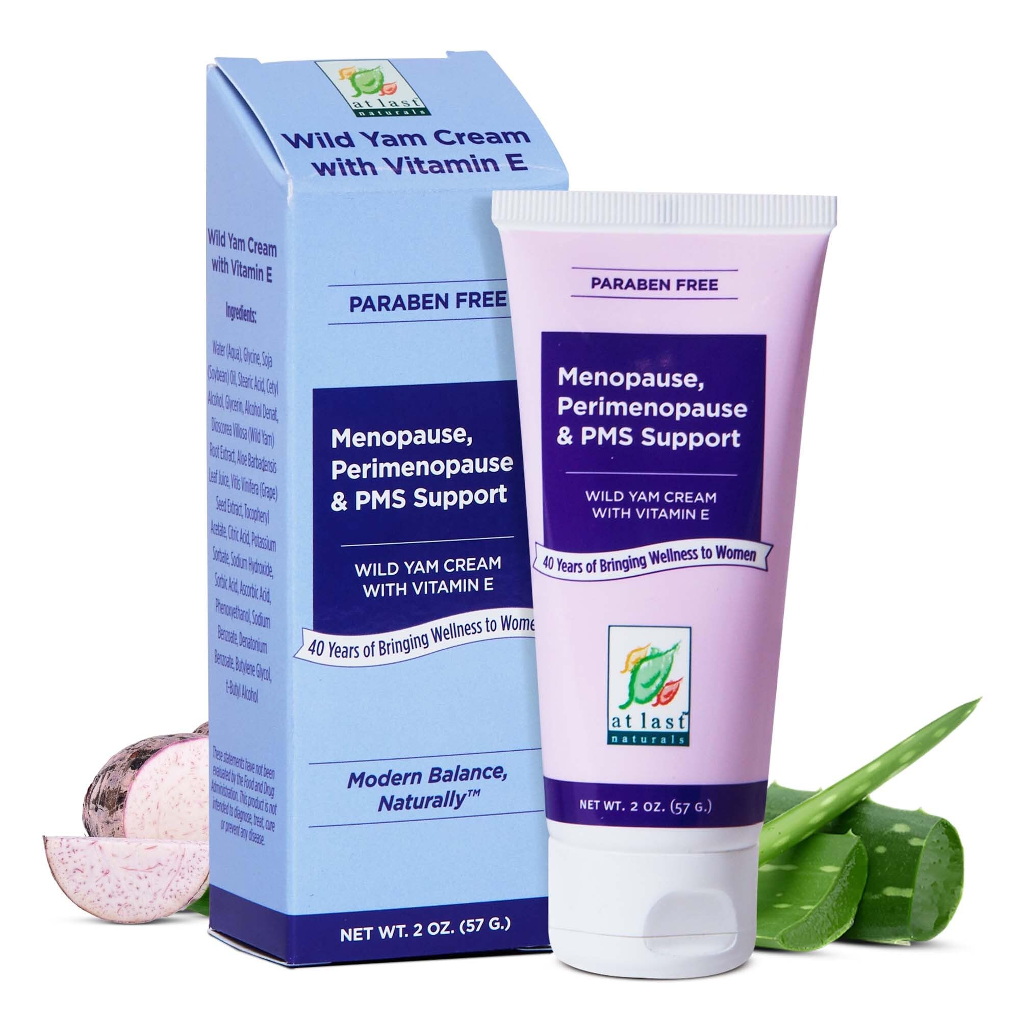 At Last Naturals Wild Yam Cream Hormone Balance for Women Menopause PMS Relief with Vitamin E Helps Smooth Dry Skin Reduce Hot Flashes and Promotes Well Being (2 oz 1 Packs) At Last Naturals buy supplements canada