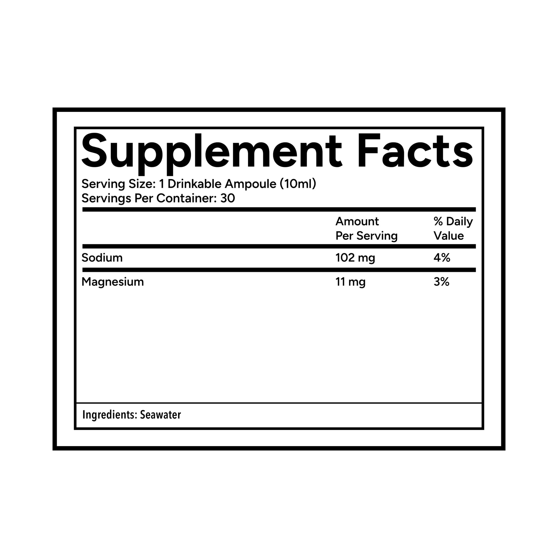 Quicksilver Scientific Original Quinton Hypertonic Solution - Sea Water Hydration - Liquid Minerals with Electrolytes for Muscle Recovery, Stamina+Mineral Replenishment (30 Single Serving Glass Vials) Quicksilver Scientific buy supplements canada