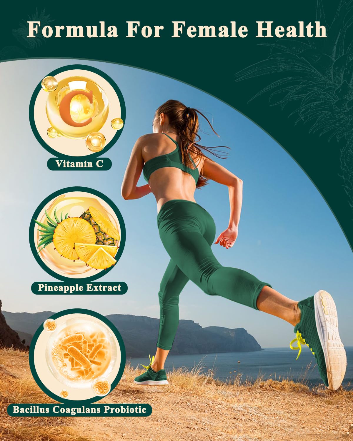Zenvorica Premium Feminine Balance Gummies for Women - Hawaiian Pineapple pH Balance Probiotic Gummies for Odor and Flora Wellness, Immune Support, Vegan, 60 Count Zenvorica buy supplements canada