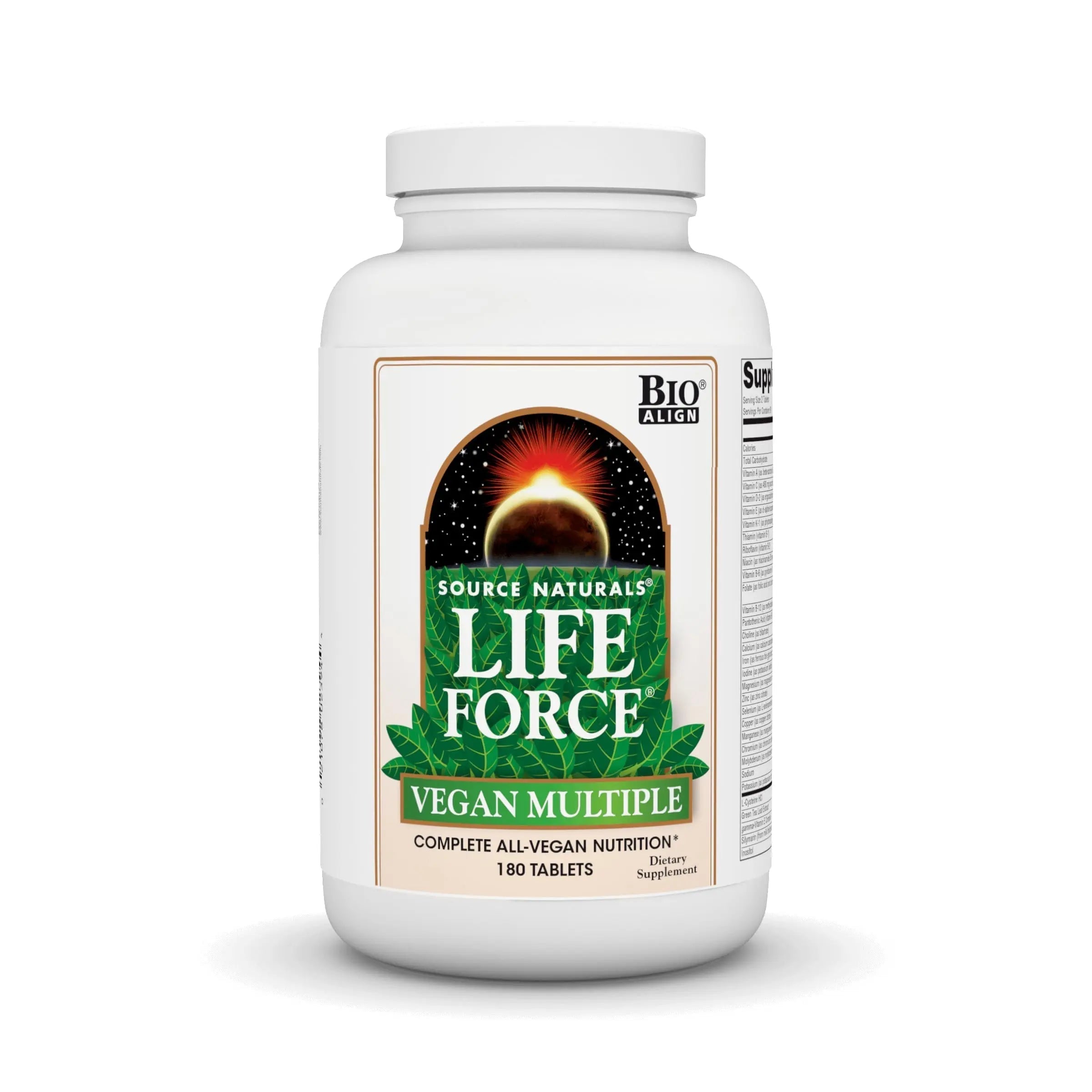 Source Naturals Vegan True Vegan Force Multiple, Advanced Energy Formula for Vegans* - 180 Tablets Source Naturals buy supplements canada