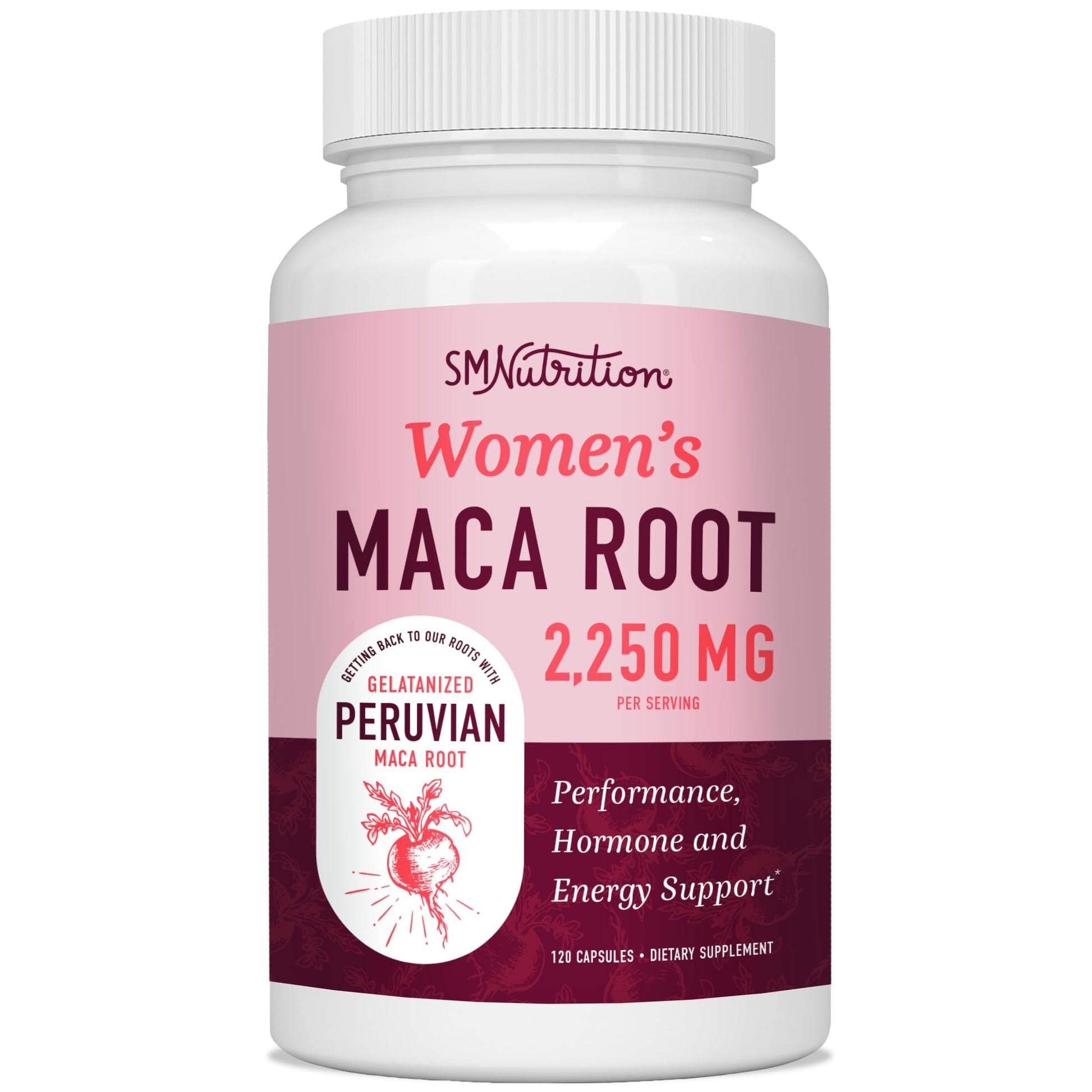 Organic Maca Root Capsules for Women | 2250MG Extra Strength | Red, Black & Yellow SMNutrition buy supplements canada