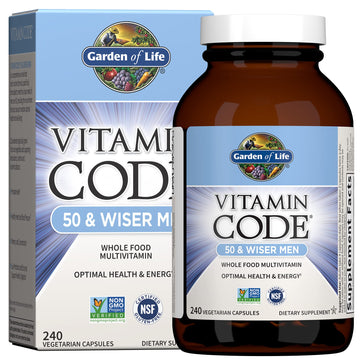 Garden of Life Multivitamin for Men - Vitamin Code 50 & Wiser Men's Raw Whole Food Vitamin Supplement with Probiotics Garden of Life buy supplements canada